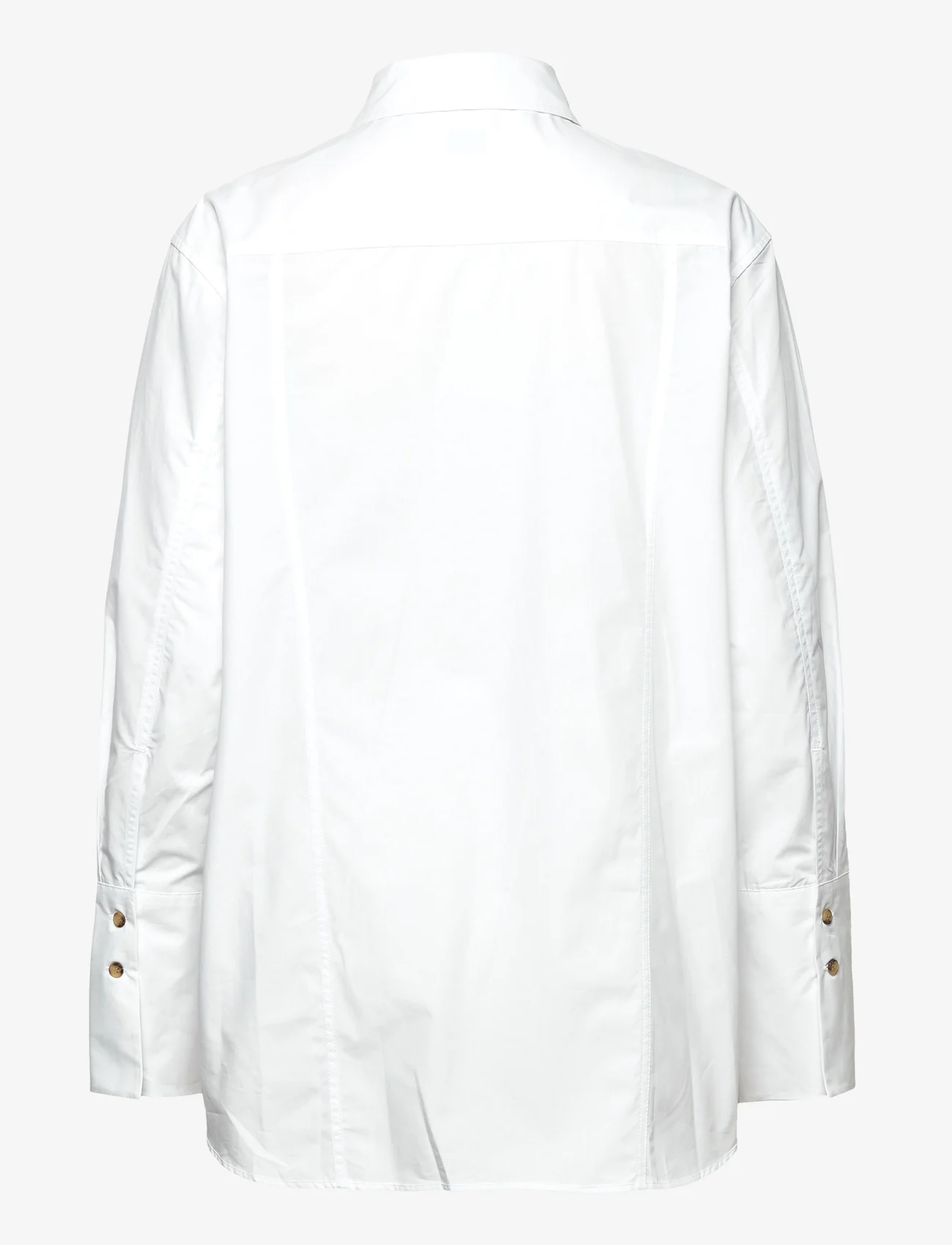 Filippa K - Joelle Shirt - long-sleeved shirts - white - 1