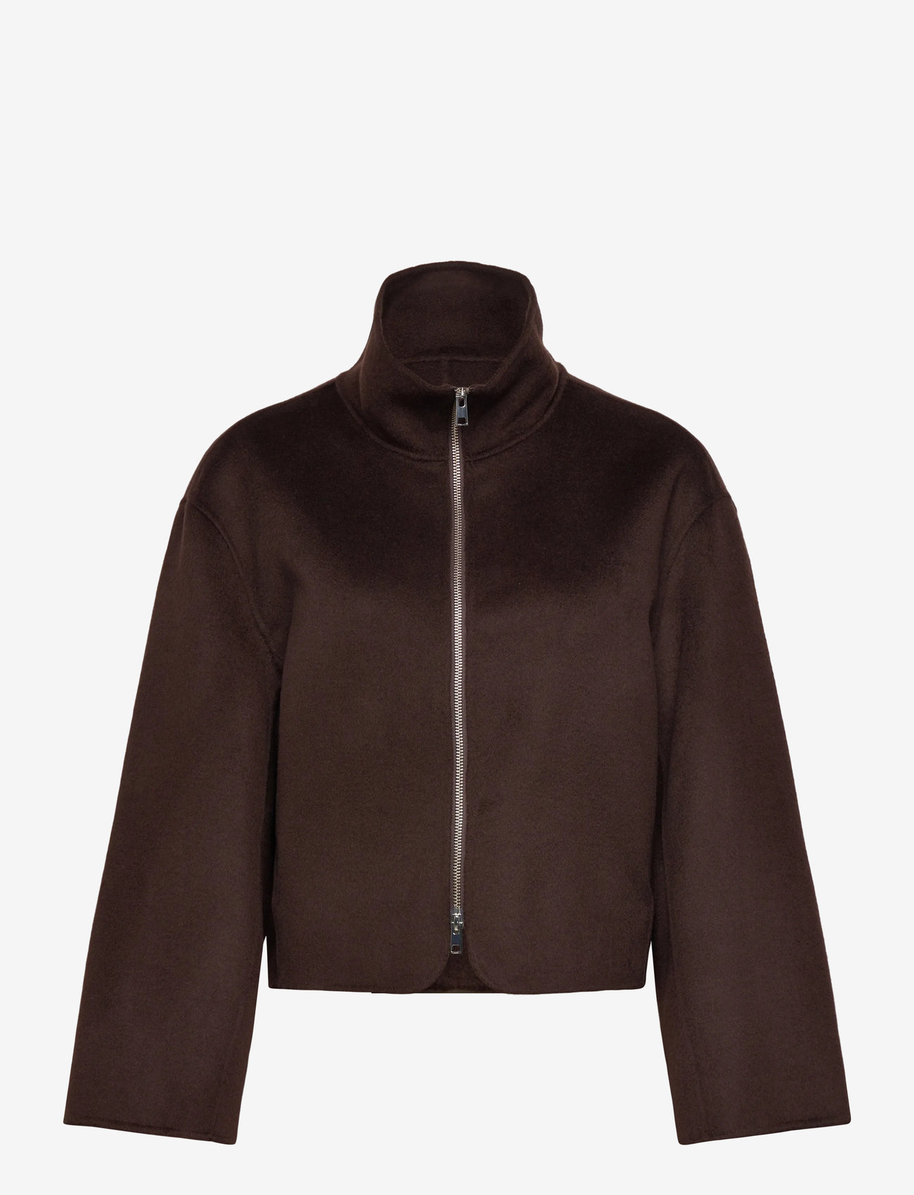 Filippa K - Dafina Jacket - uldjakker - dark chocolate - 0