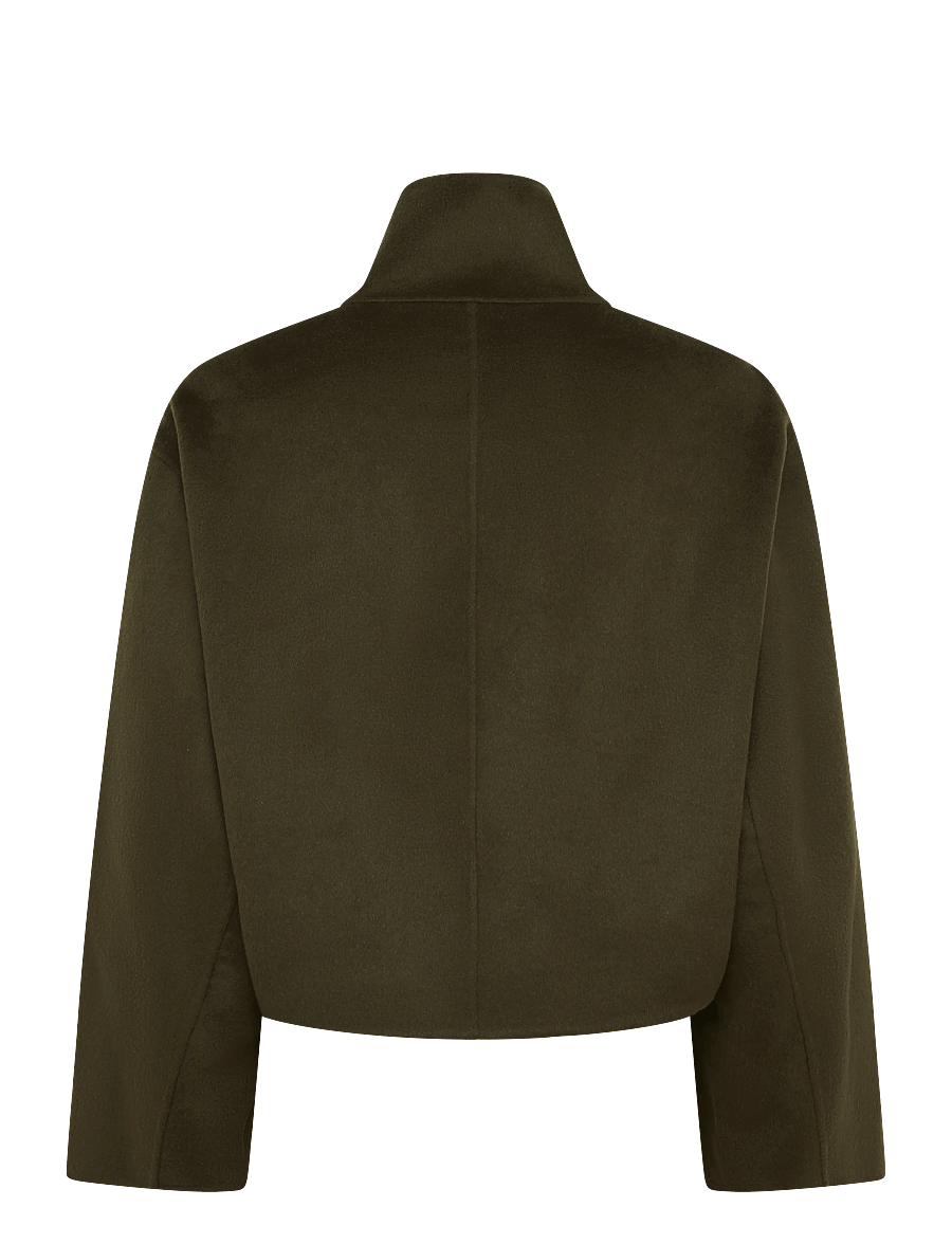 Filippa K - Dafina Jacket - uldjakker - dark moss green - 1