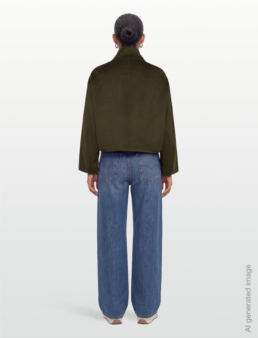 Filippa K - Dafina Jacket - ulljackor - dark moss green - 4