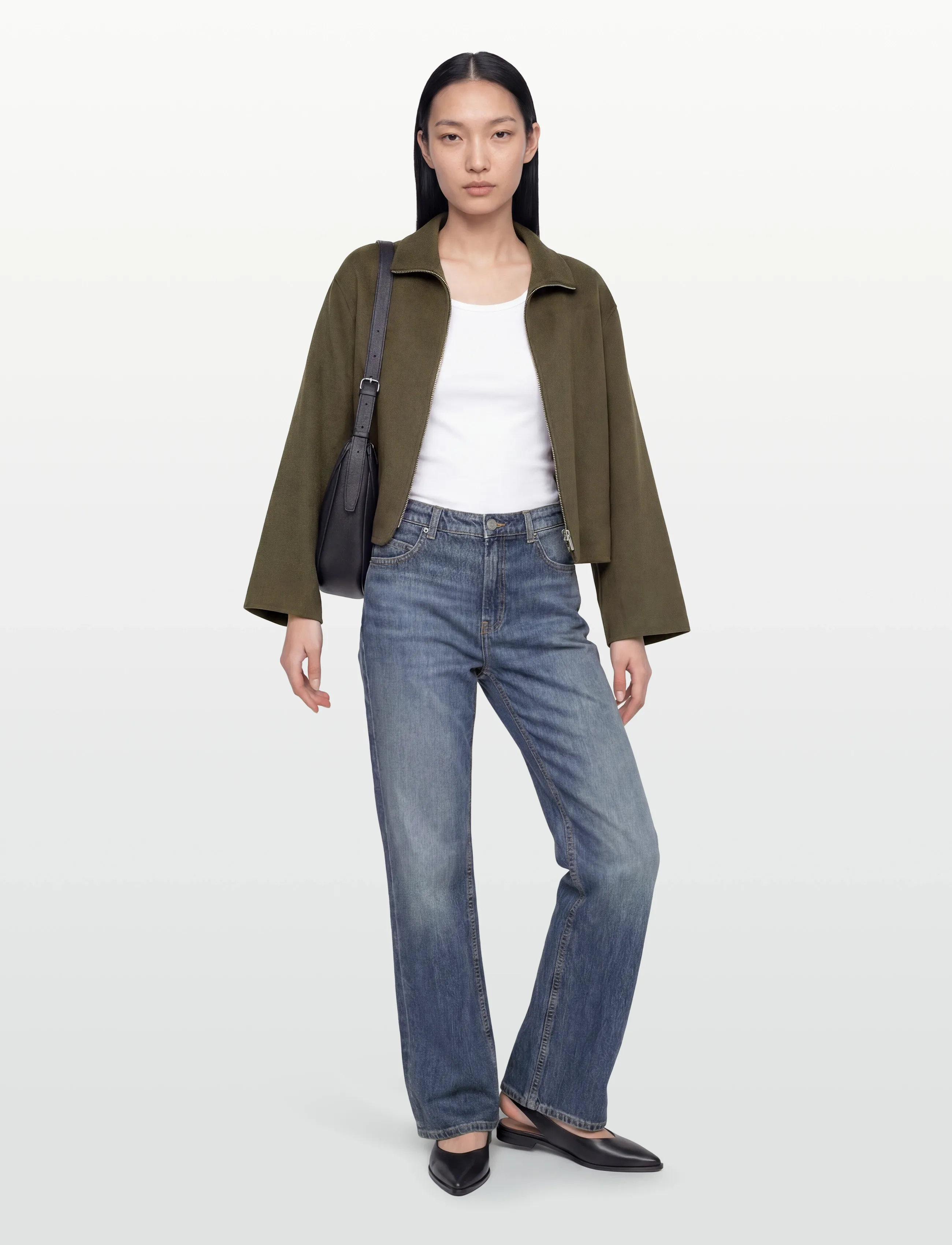 Filippa K Dafina Jacket - Tøj - MIDNIGHT GREEN / khaki/green