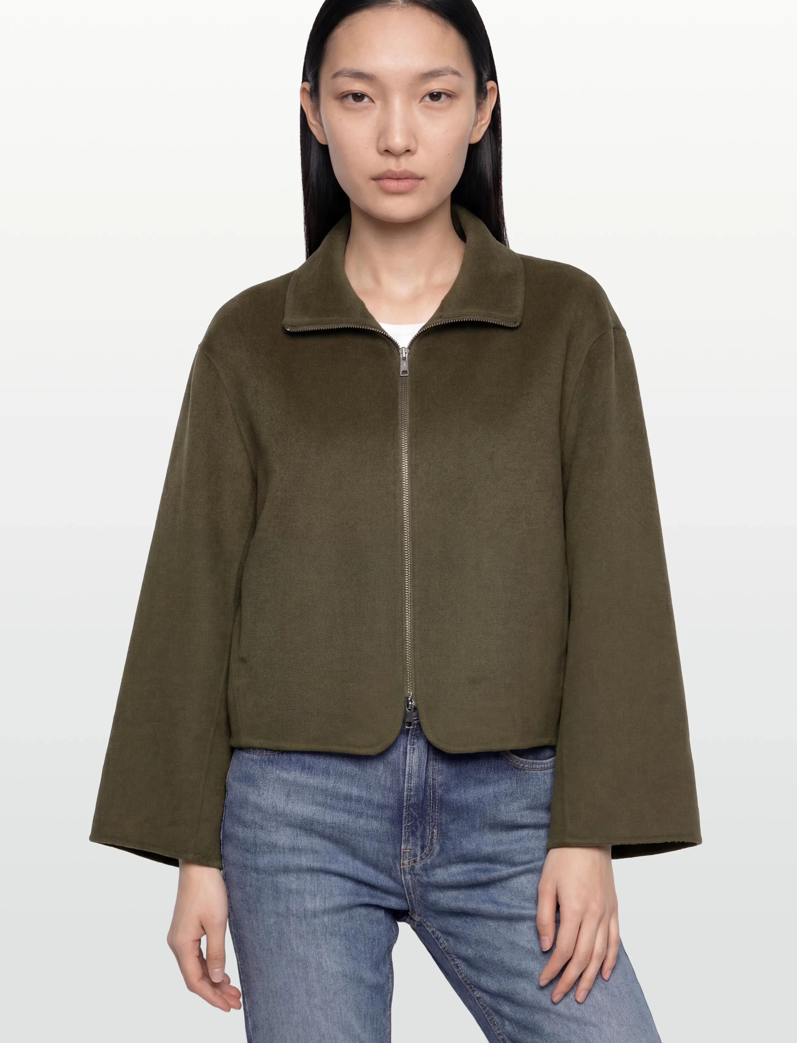 Filippa K - Dafina Jacket - wolljacken - midnight green - 3