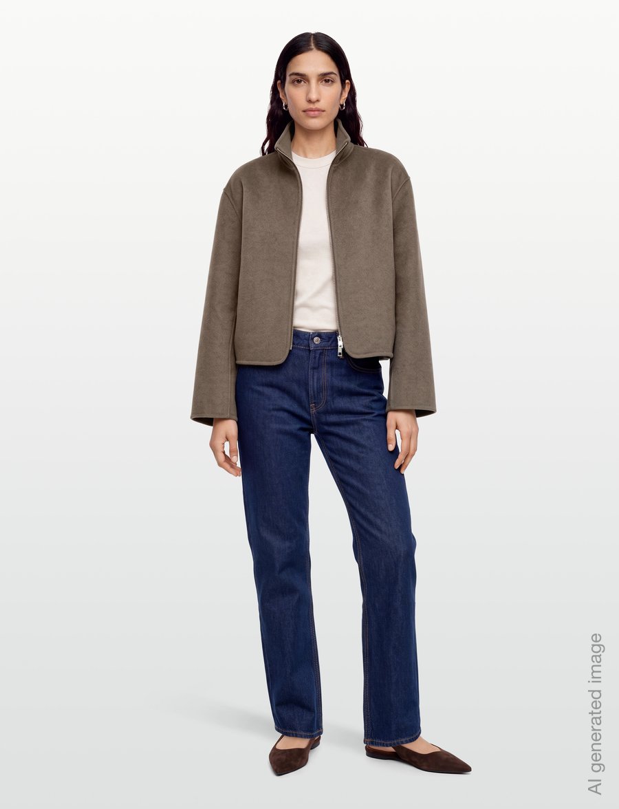 Filippa K - Dafina Jacket - wolljacken - taupe brown - 0
