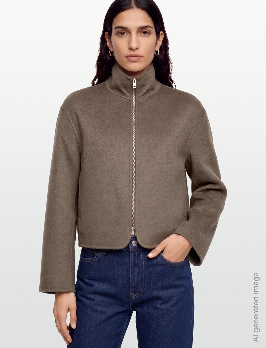 Filippa K - Dafina Jacket - wolljacken - taupe brown - 3