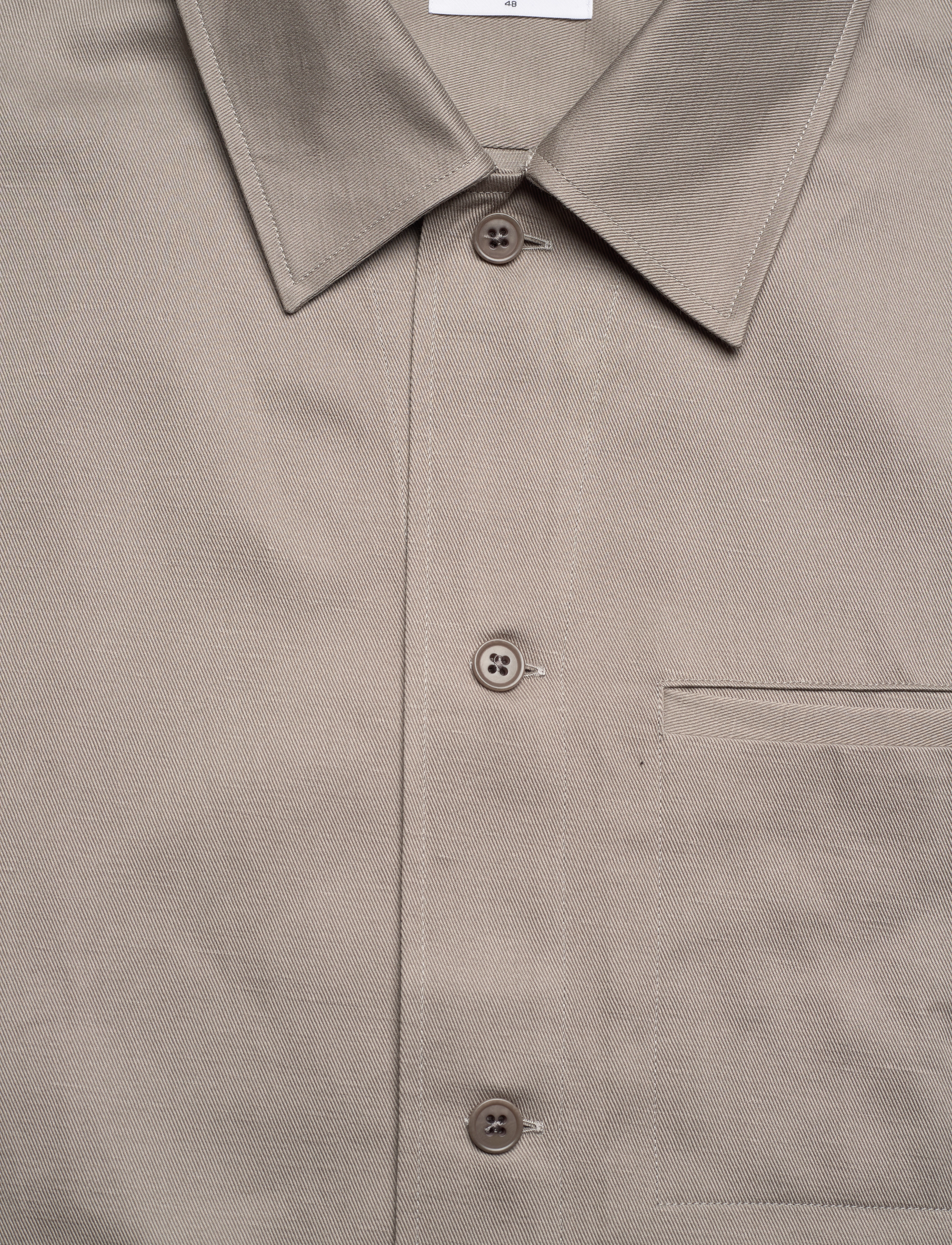 Filippa K - M. Matt Linen Overshirt - light taup - 2