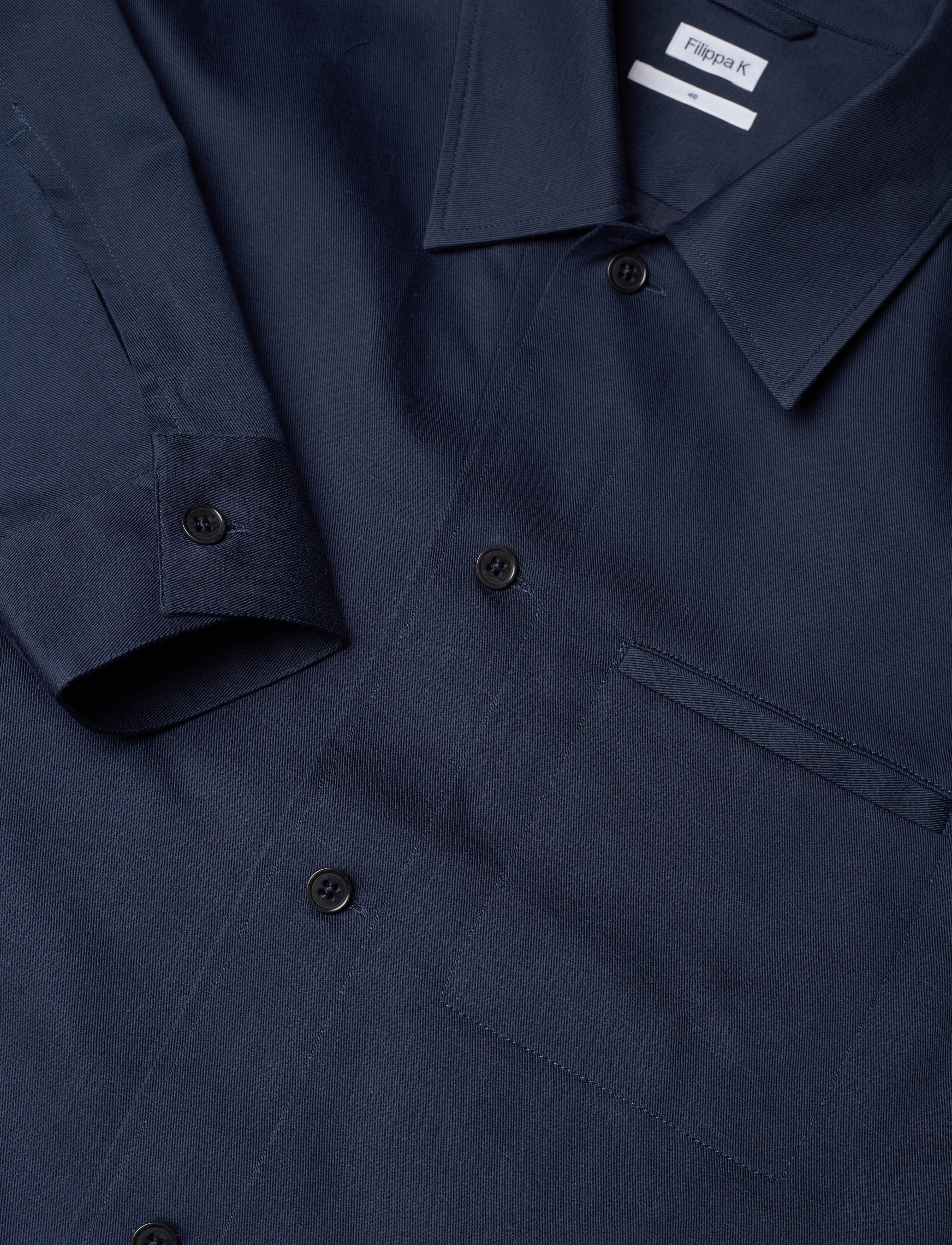Filippa K - M. Matt Linen Overshirt - navy - 2