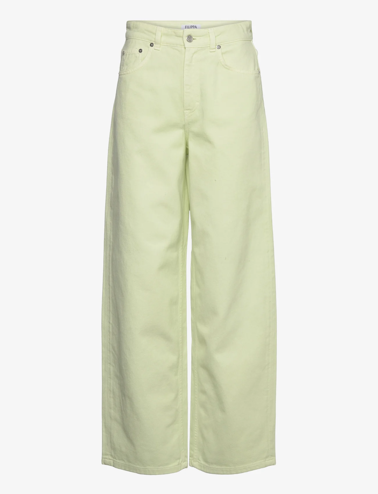 Filippa K - Viana Jean - broeken met wijde pijpen - pale green - 0