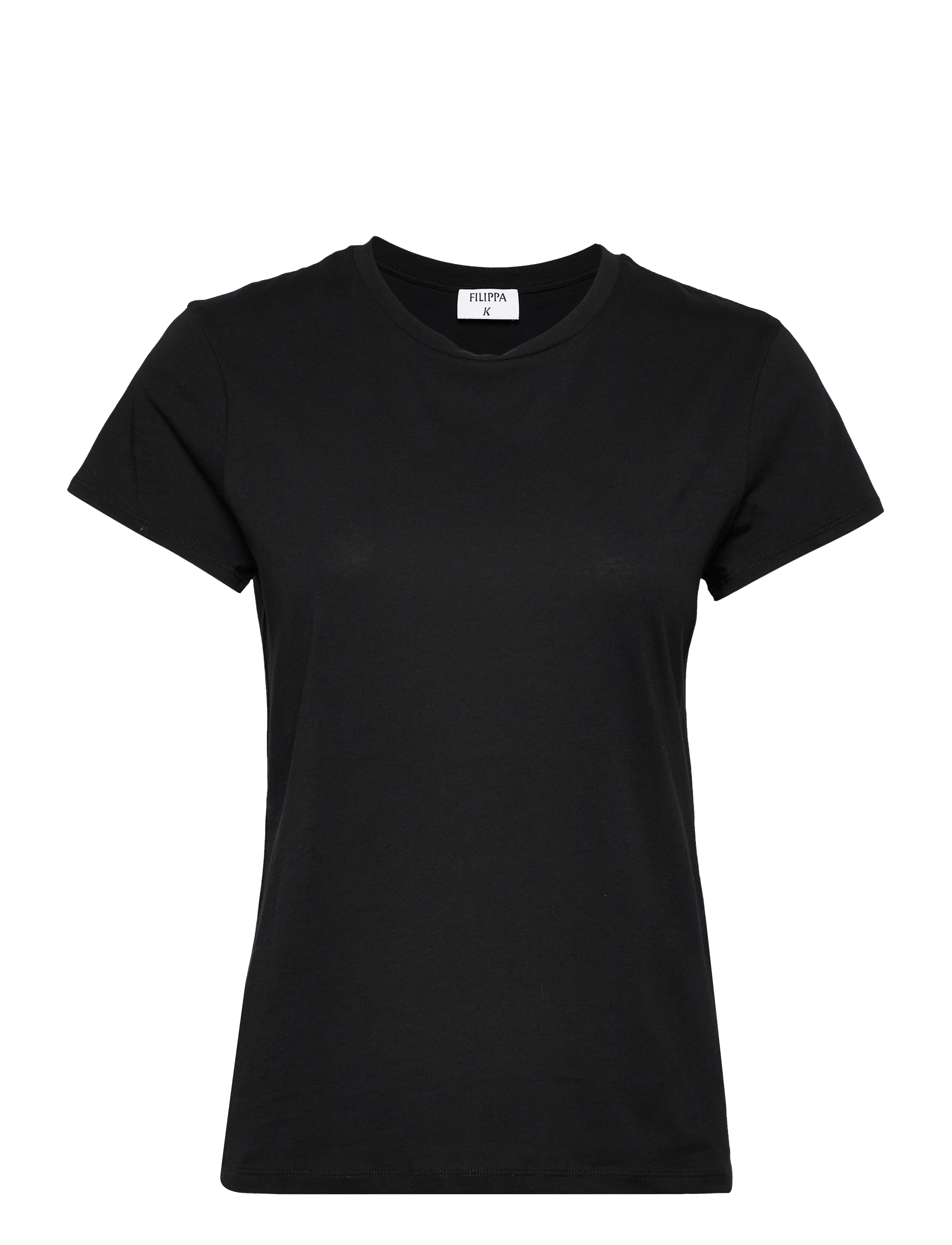 Filippa K Soft Cotton Tee - Kleidung - BLACK / black
