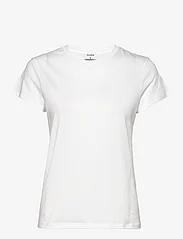 Filippa K - Soft Cotton Tee - t-shirts & tops - white - 0