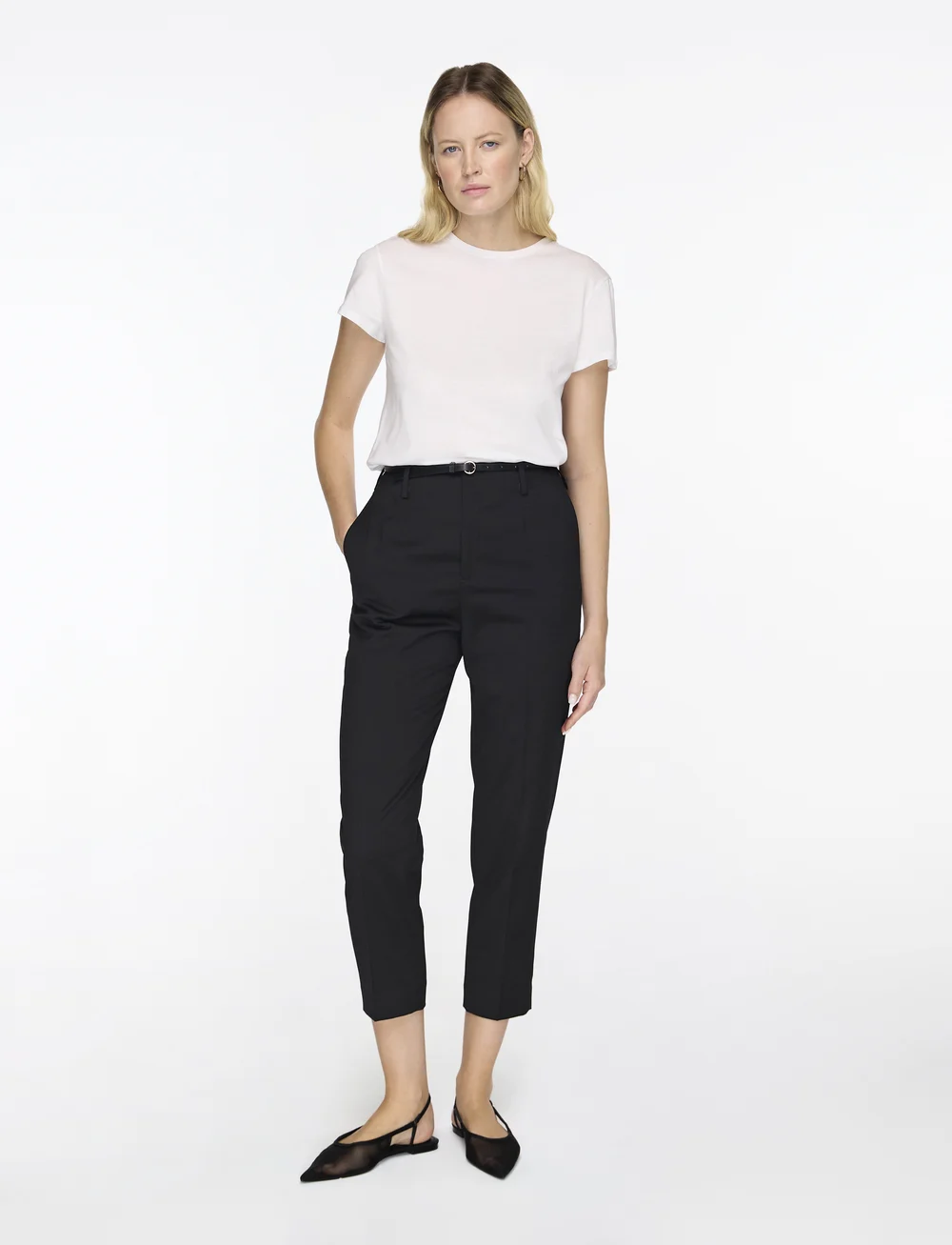 Filippa K - Soft Cotton Tee - t-shirts - white - 2