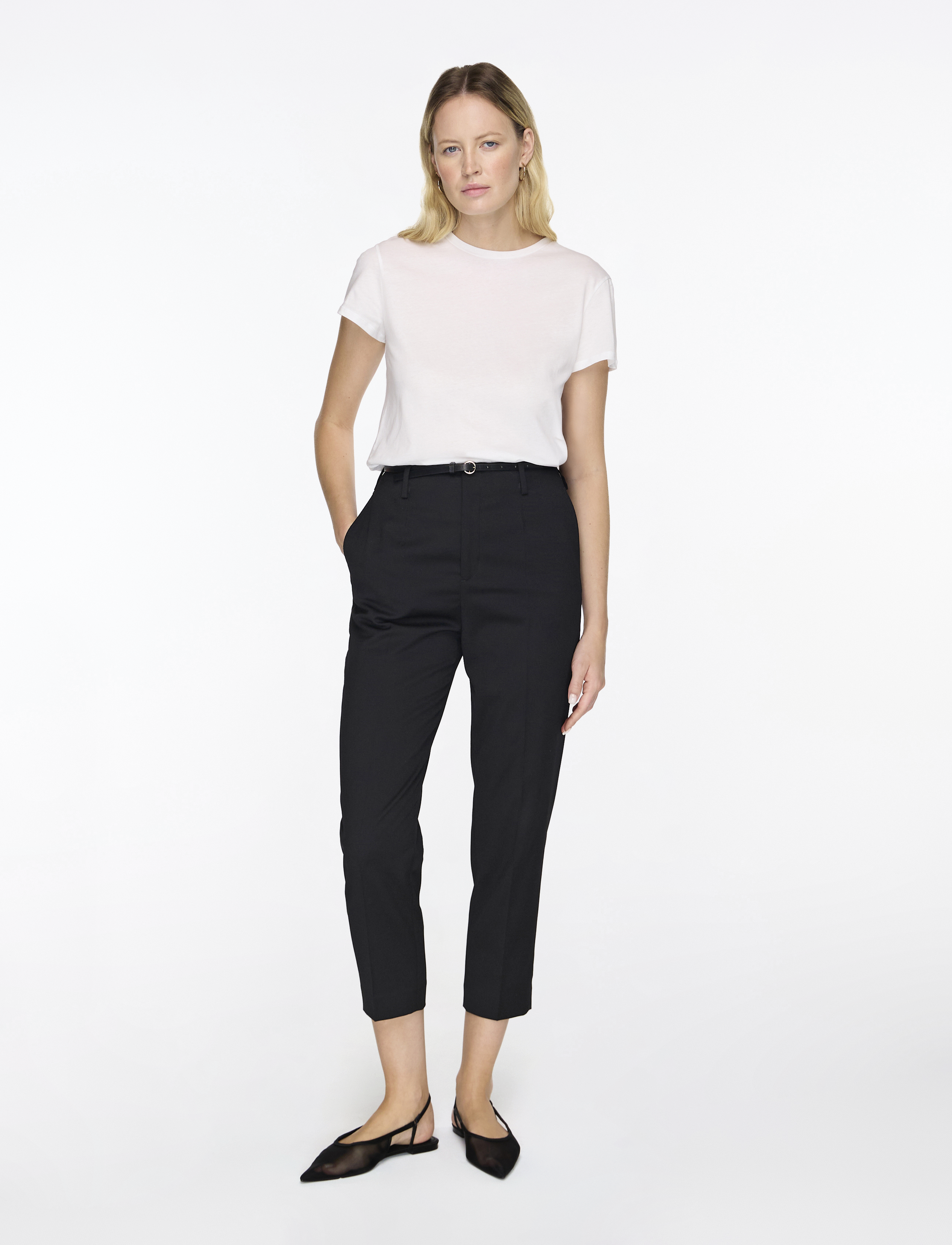 Filippa K - Soft Cotton Tee - t-shirts & tops - white - 2