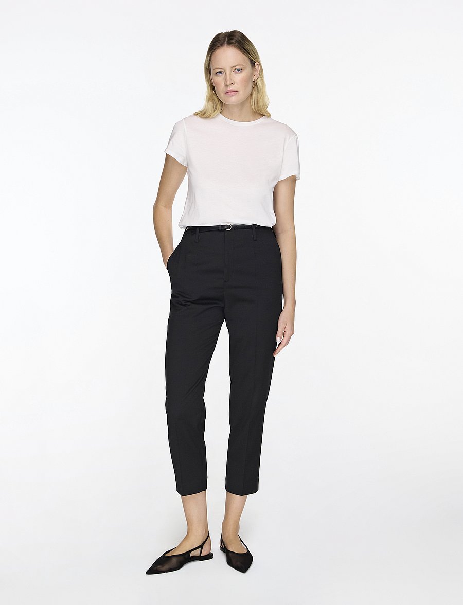 Filippa K - Soft Cotton Tee - t-shirts & tops - white - 2