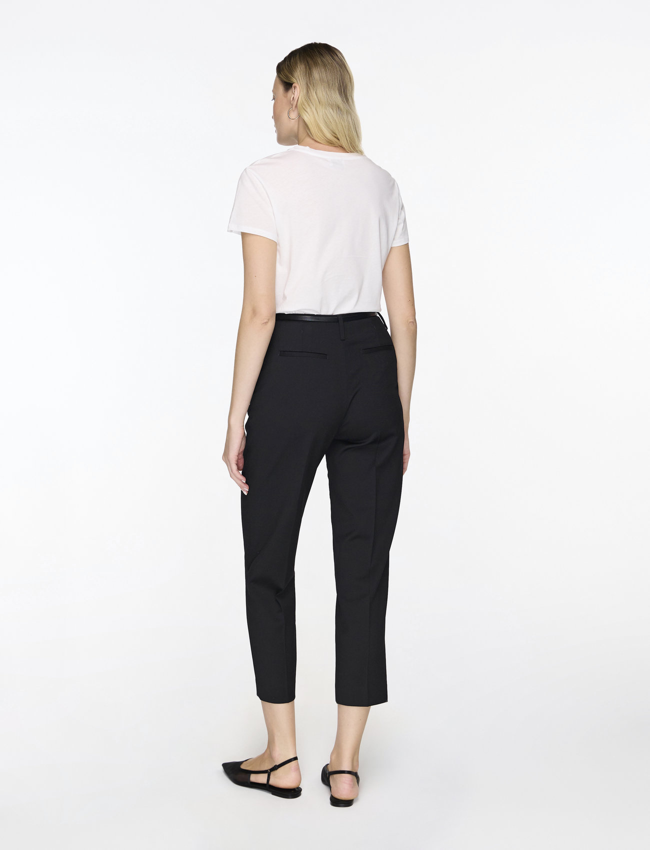 Filippa K - Soft Cotton Tee - t-shirts - white - 4