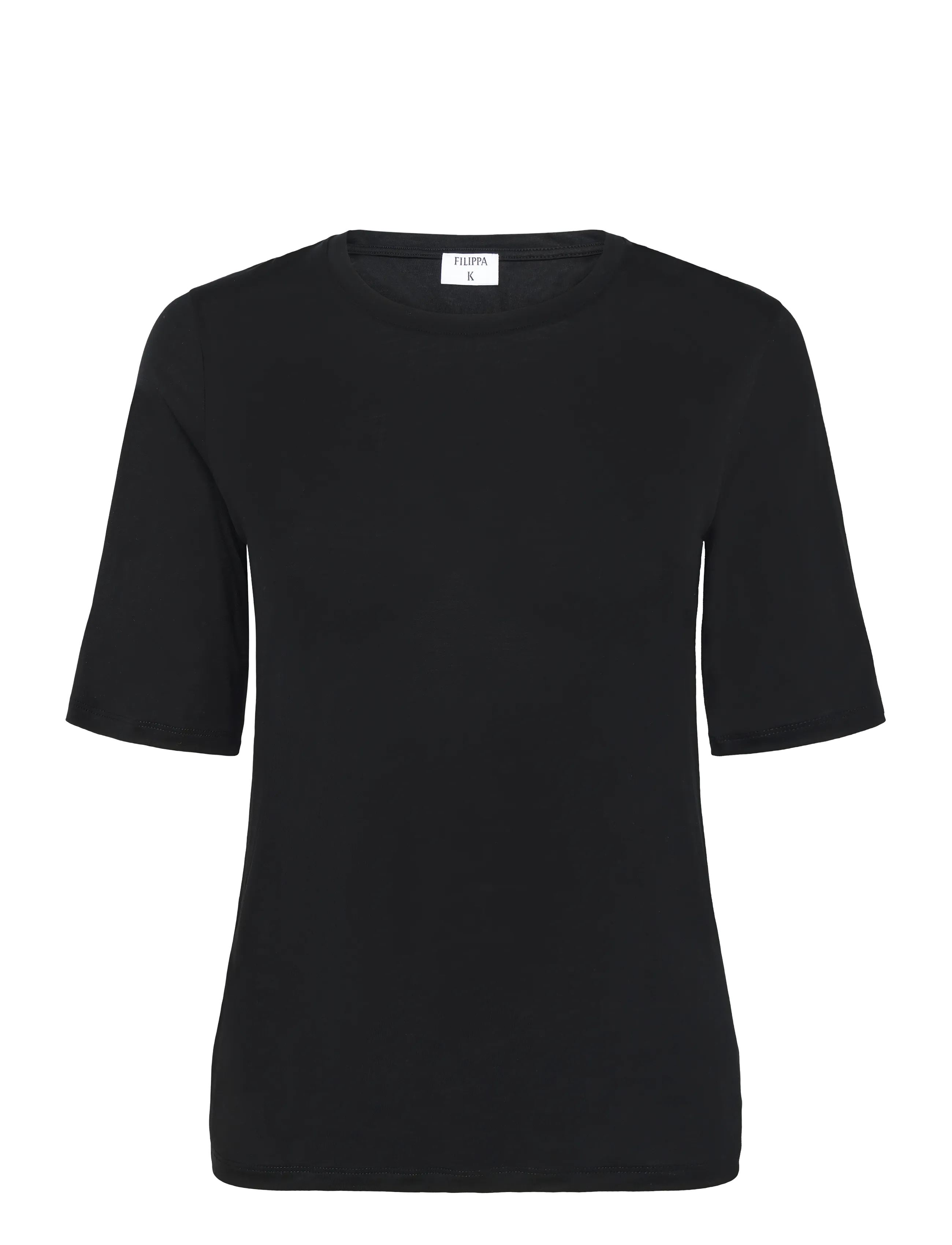 Filippa K Elena Tee - T-shirts & Toppe - BLACK / black
