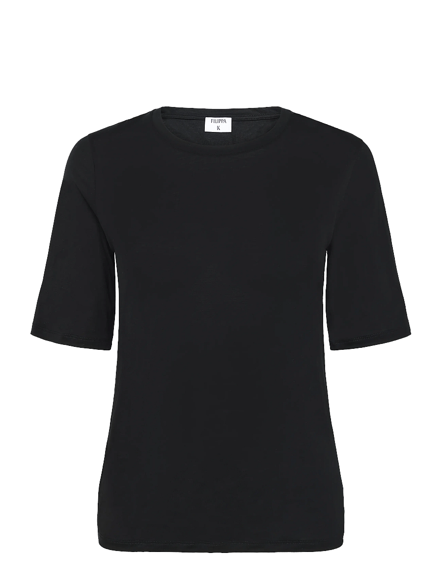 Filippa K - Elena Tee - t-shirts - black - 0