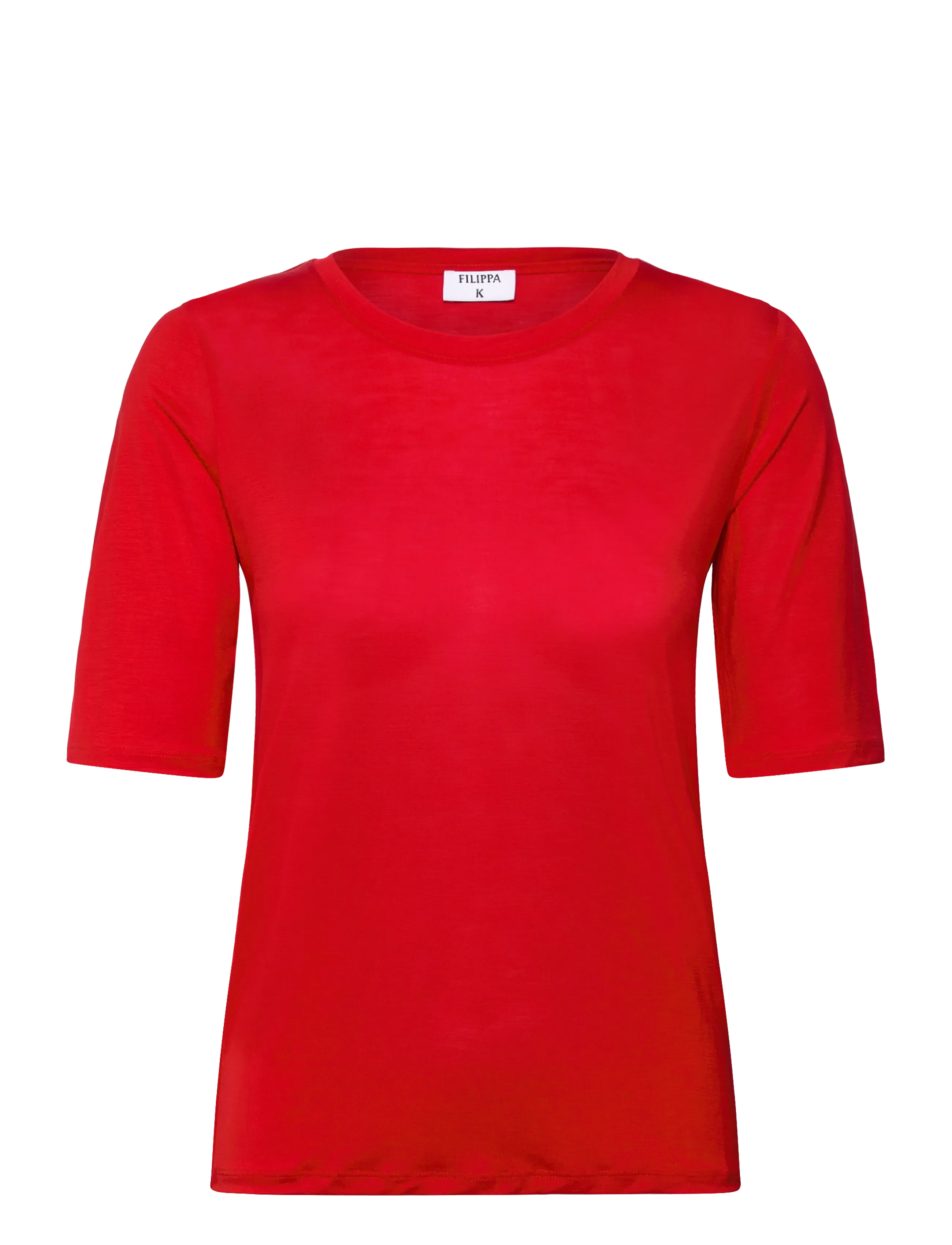 Filippa K Elena Tee - Kleding - BRIGHT RED / red