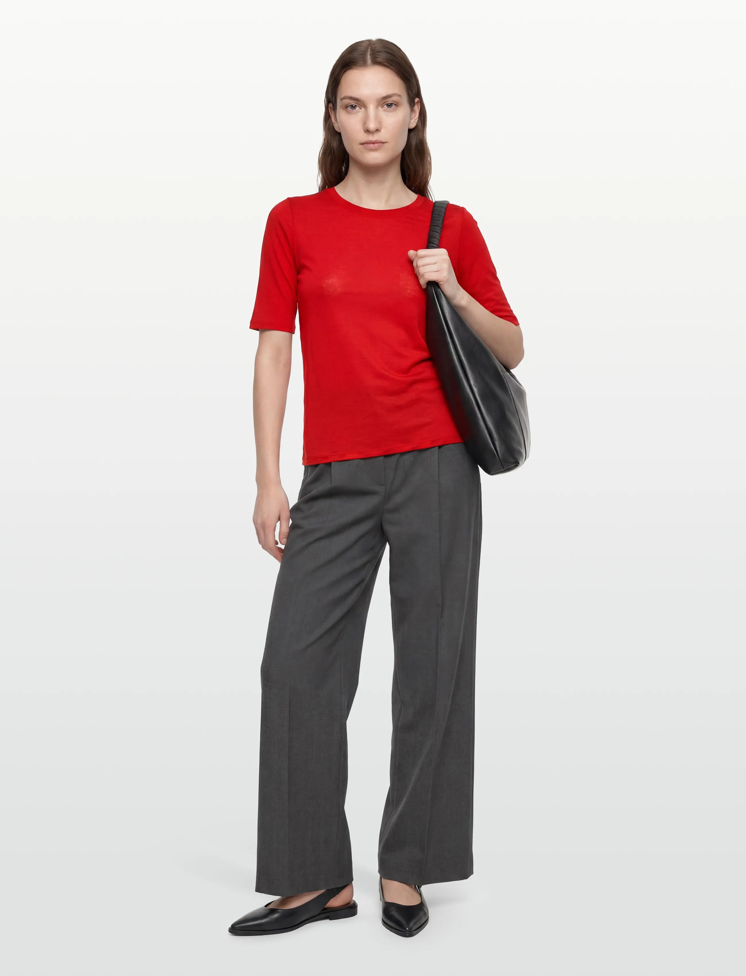 Filippa K Elena Tee - T-shirts - BRIGHT RED / red