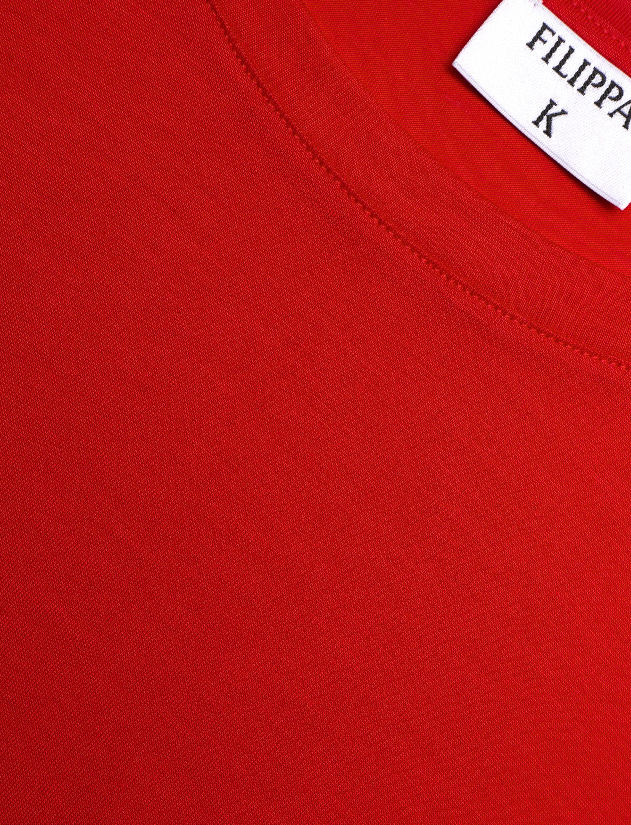 Filippa K - Elena Tee - t-shirts & tops - bright red - 5