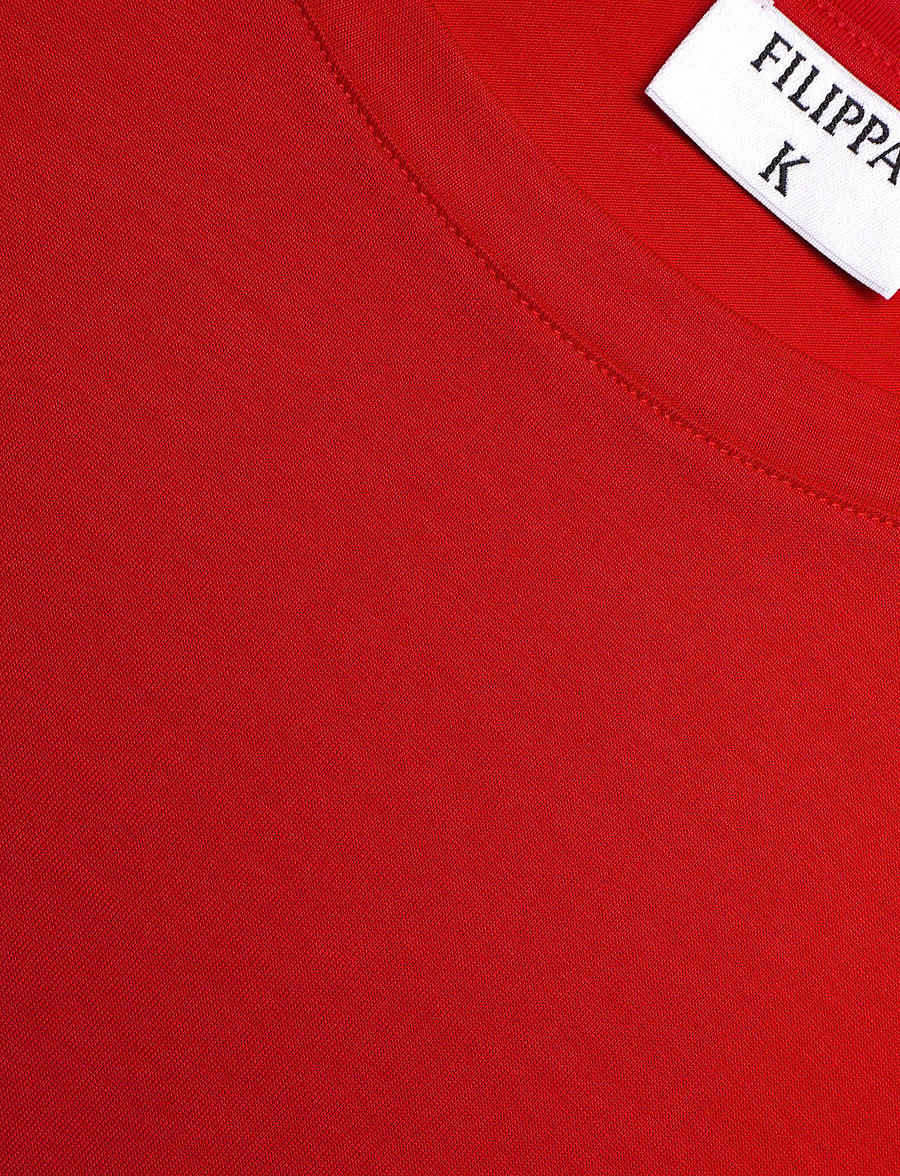 Filippa K - Elena Tee - t-shirts & tops - bright red - 5
