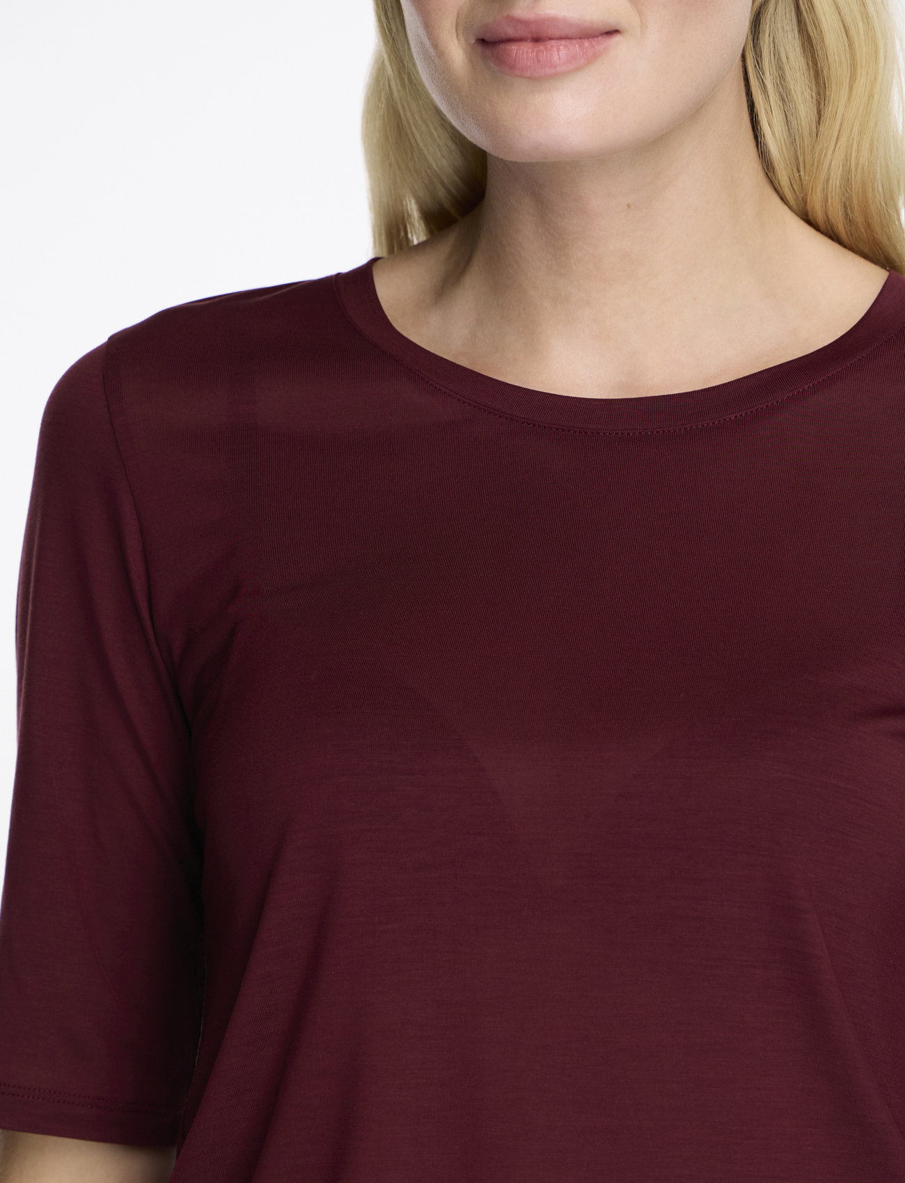 Filippa K - Elena Tee - t-särgid - burgundy - 4