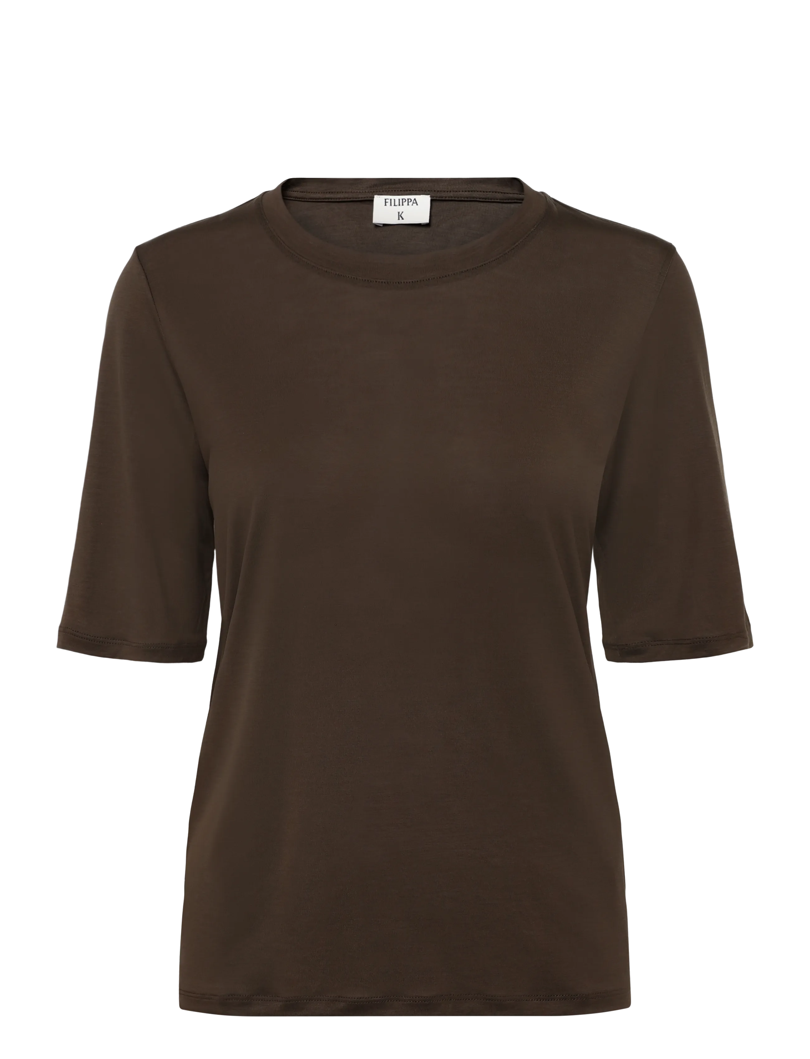 Filippa K Elena Tee - T-särgid ja topid - EBONY BROWN / brown