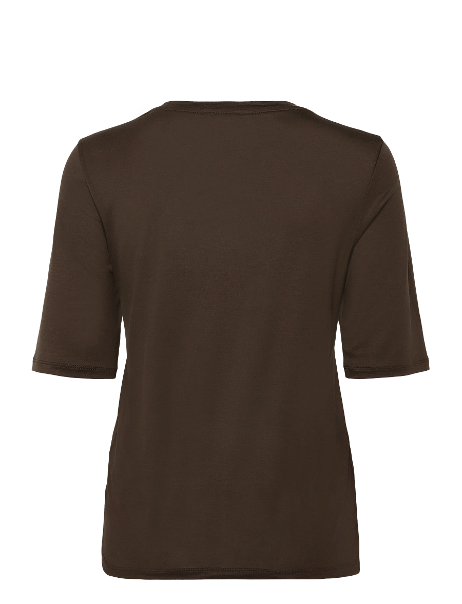 Filippa K - Elena Tee - t-shirts - ebony brown - 2