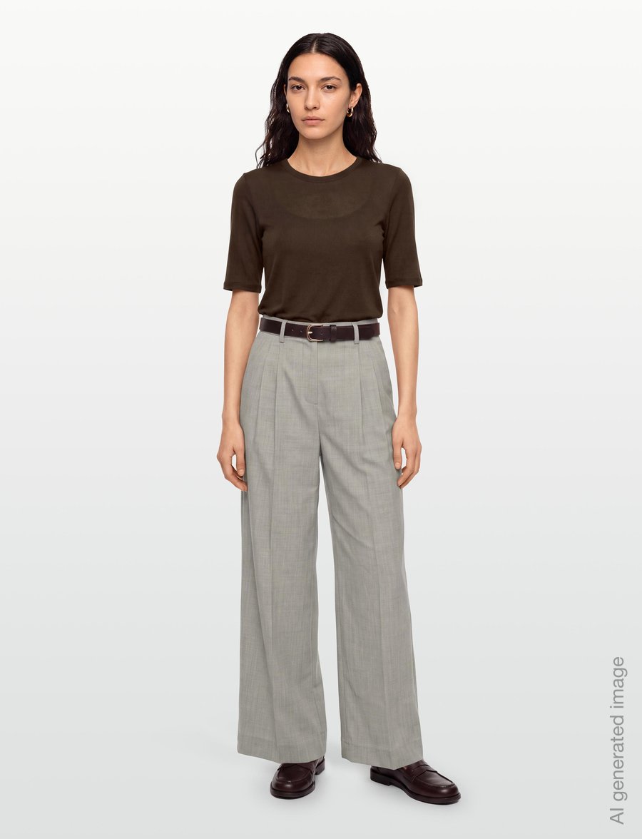 Filippa K - Elena Tee - t-shirts - ebony brown - 0