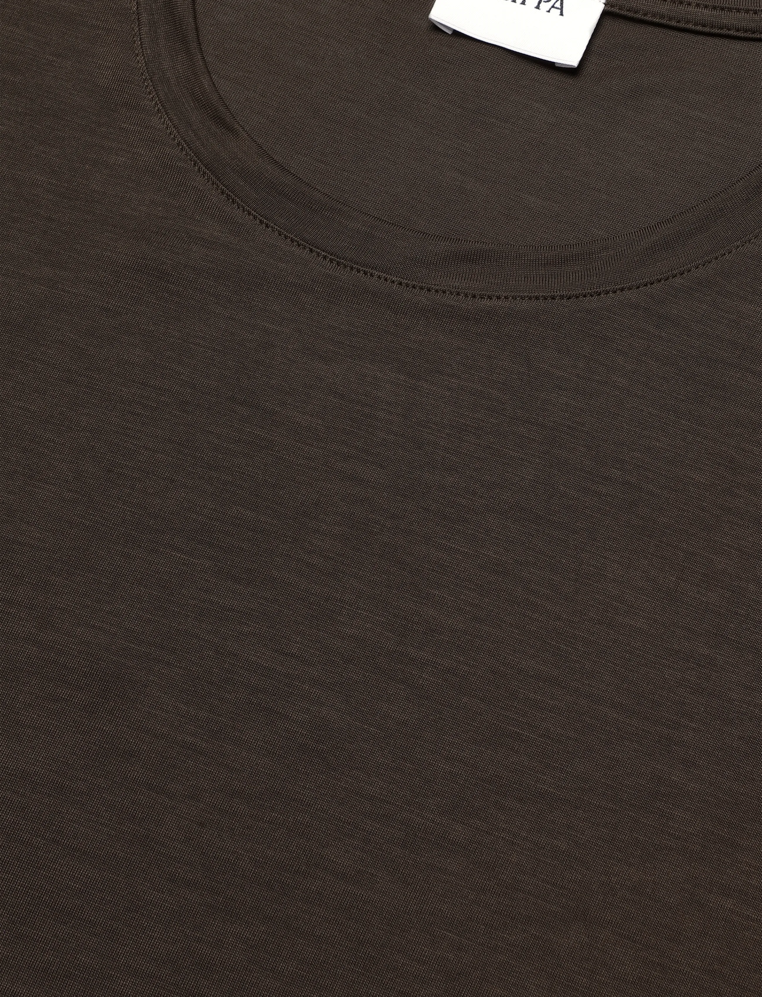 Filippa K - Elena Tee - t-särgid ja alussärgid - ebony brown - 2