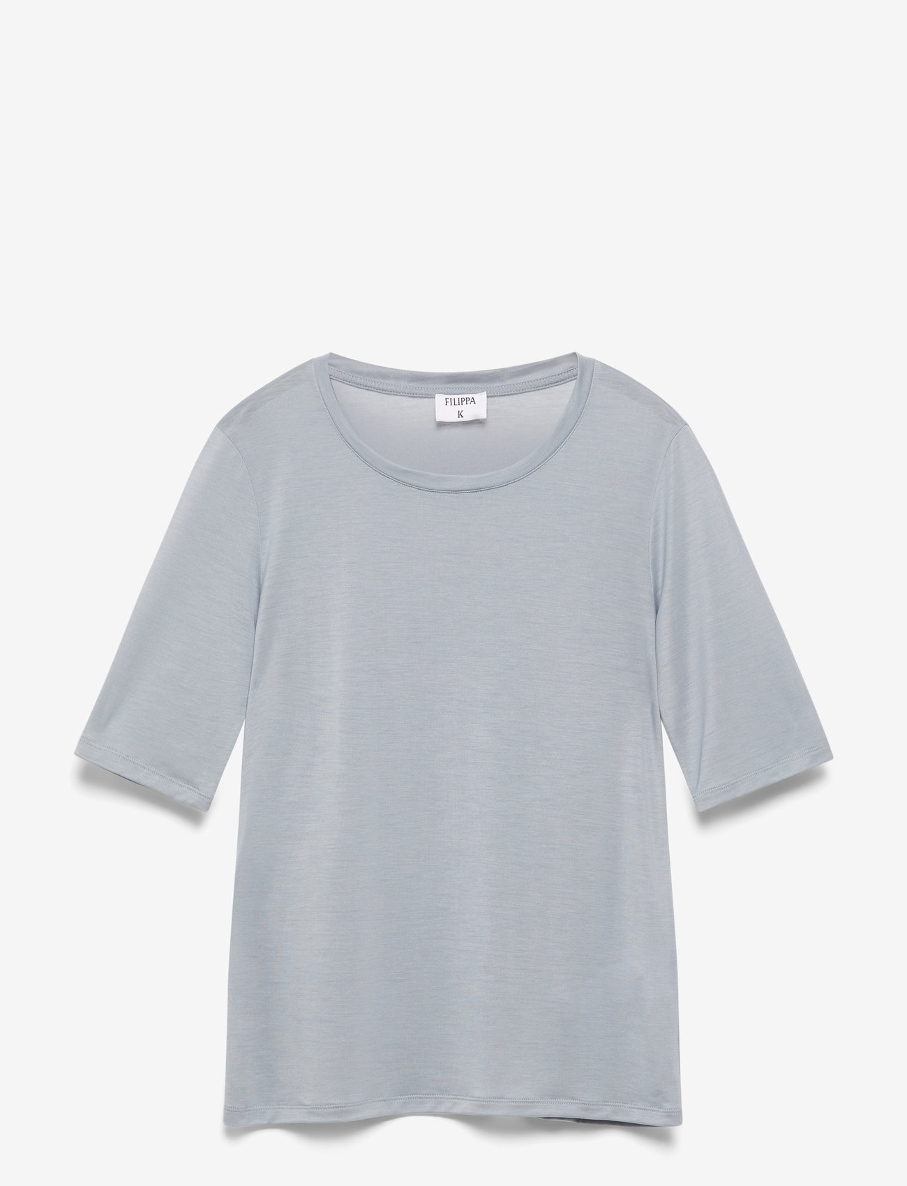 Filippa K - Elena Tee - t-shirts & tops - fog blue - 1