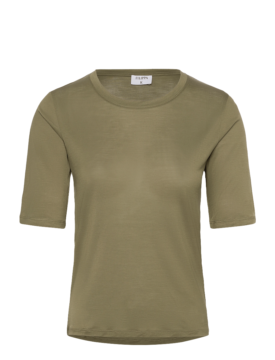 Filippa K - Elena Tee - t-shirts & tops - laurel green - 1