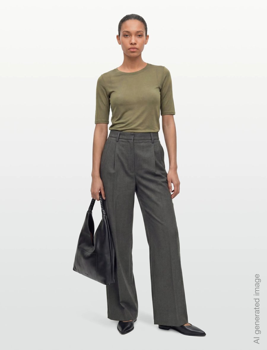Filippa K - Elena Tee - t-shirts & tops - laurel green - 0