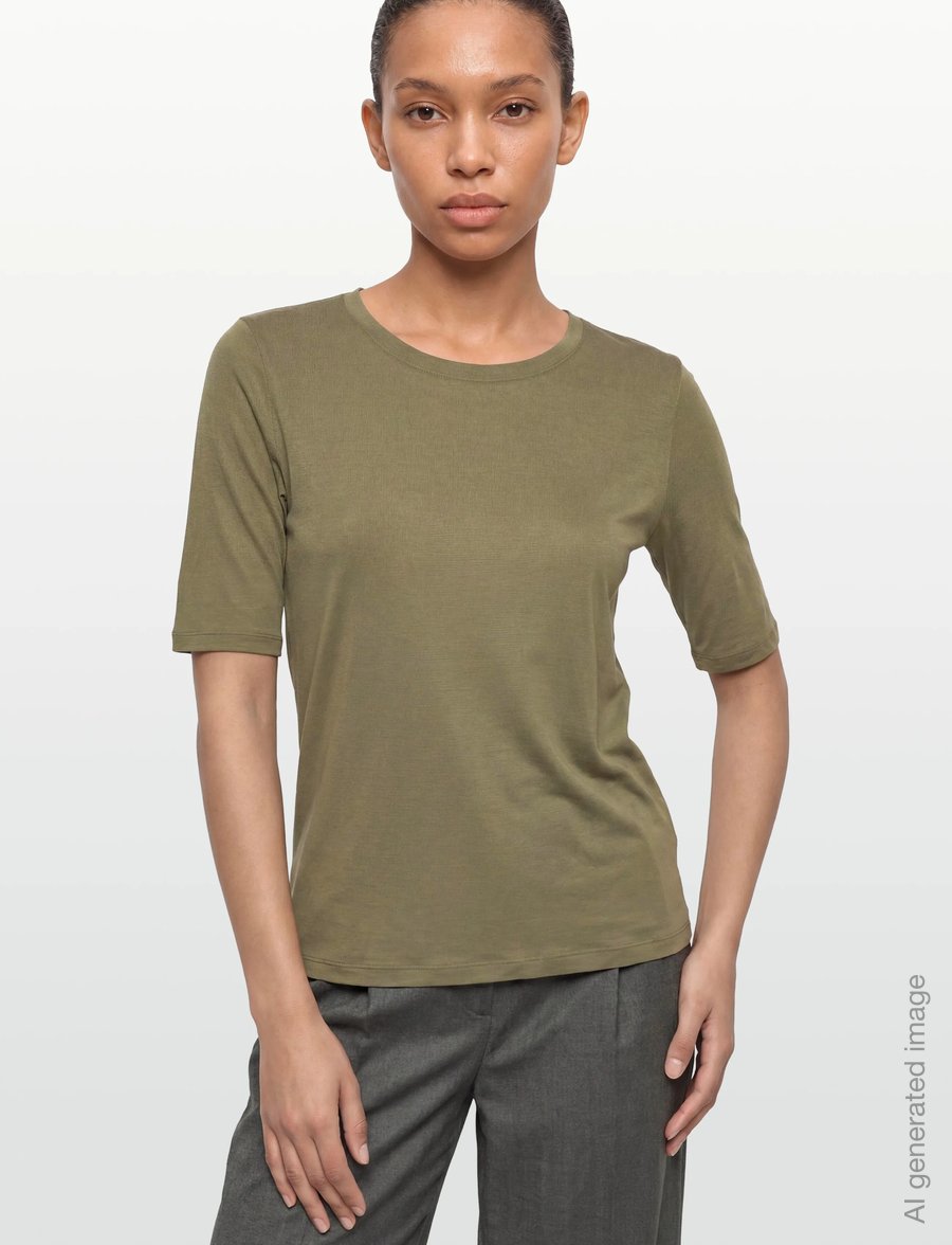 Filippa K - Elena Tee - t-shirts & tops - laurel green - 3
