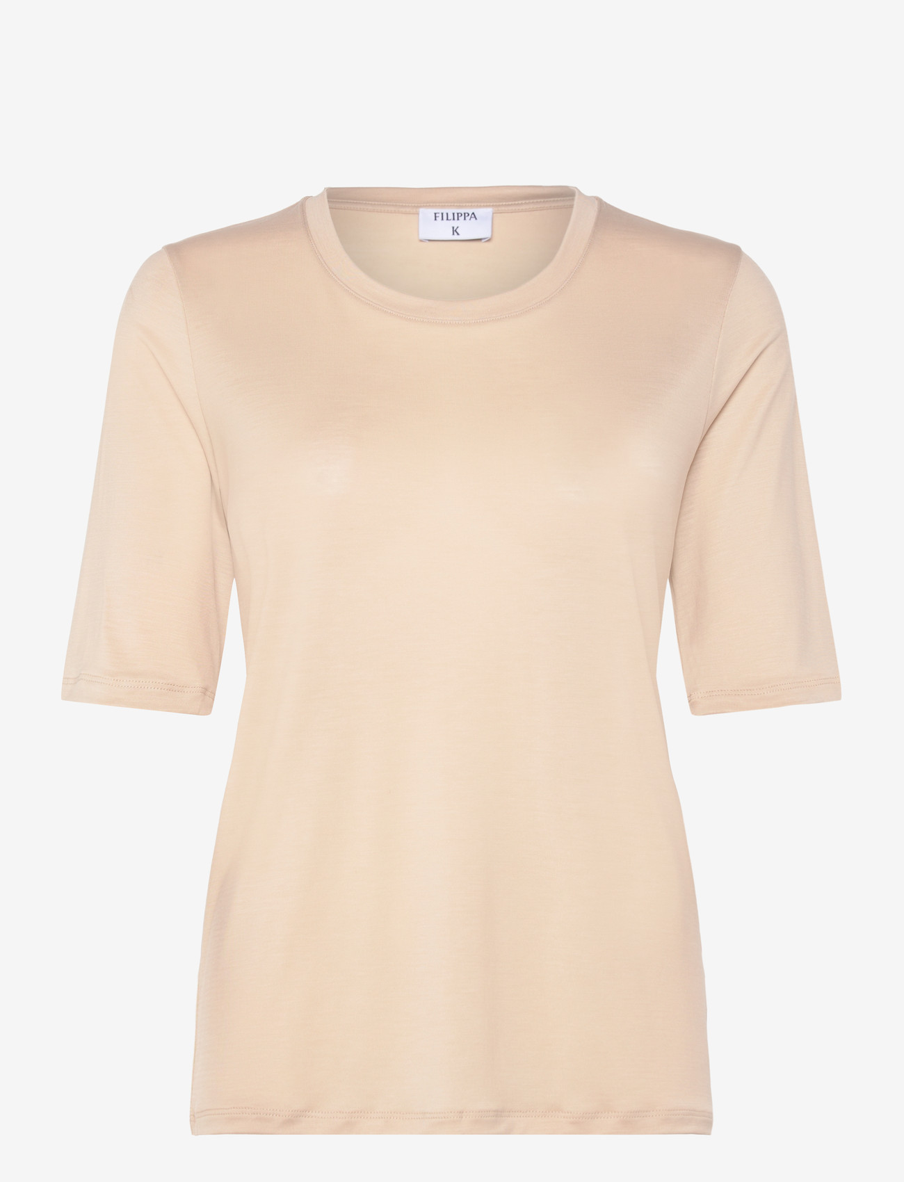 Filippa K - Elena Tee - t-shirts & tops - pearl beige - 1
