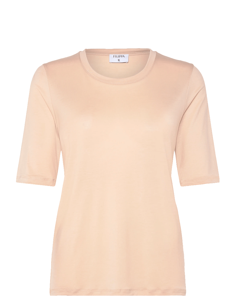 Filippa K - Elena Tee - t-krekli - pearl beige - 1