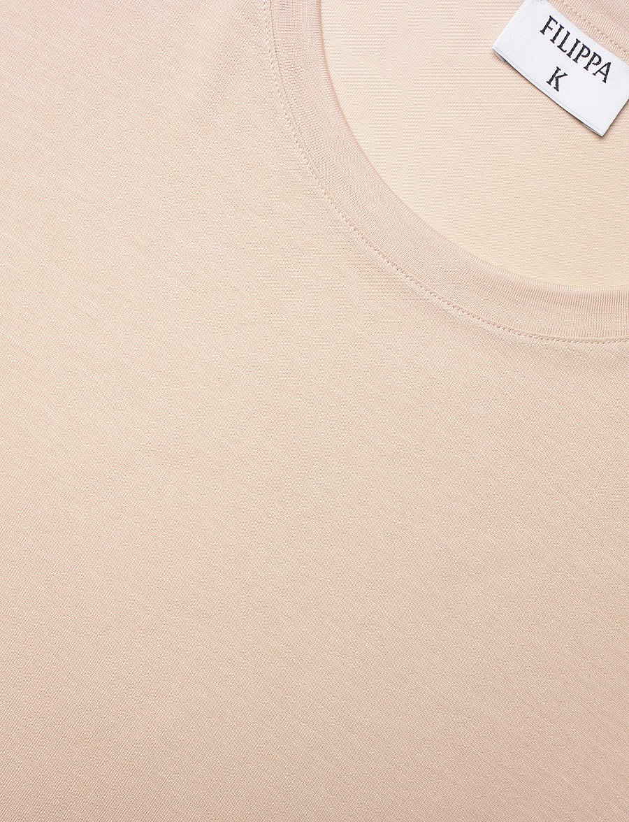 Filippa K - Elena Tee - t-krekli - pearl beige - 5