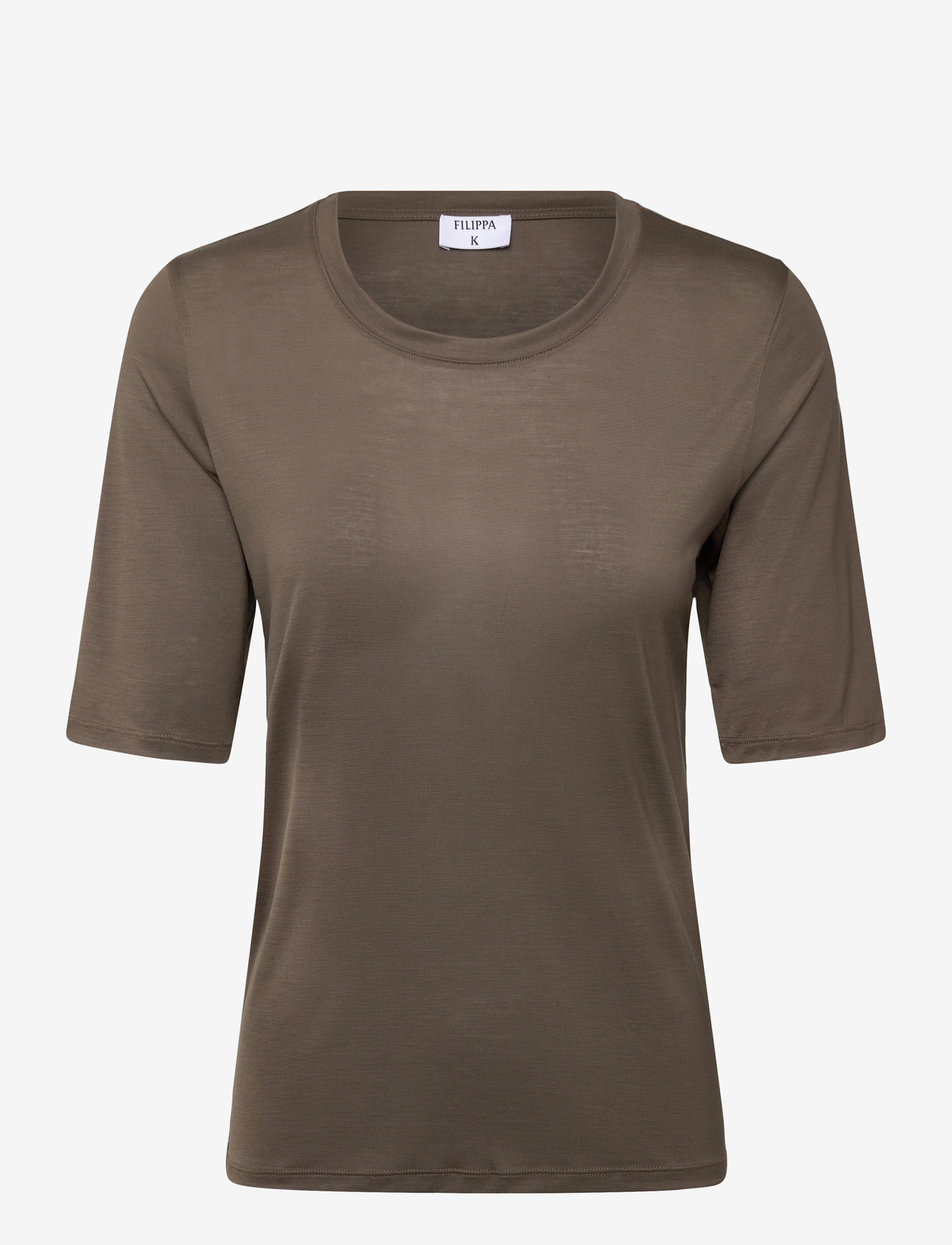 Filippa K - Elena Tee - t-shirts - taupe grey - 0