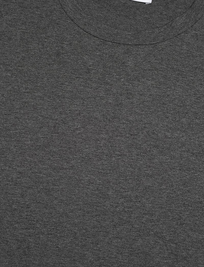 Filippa K - Stretch Cotton Tee - kortärmade t-shirts - anthracite melange - 2