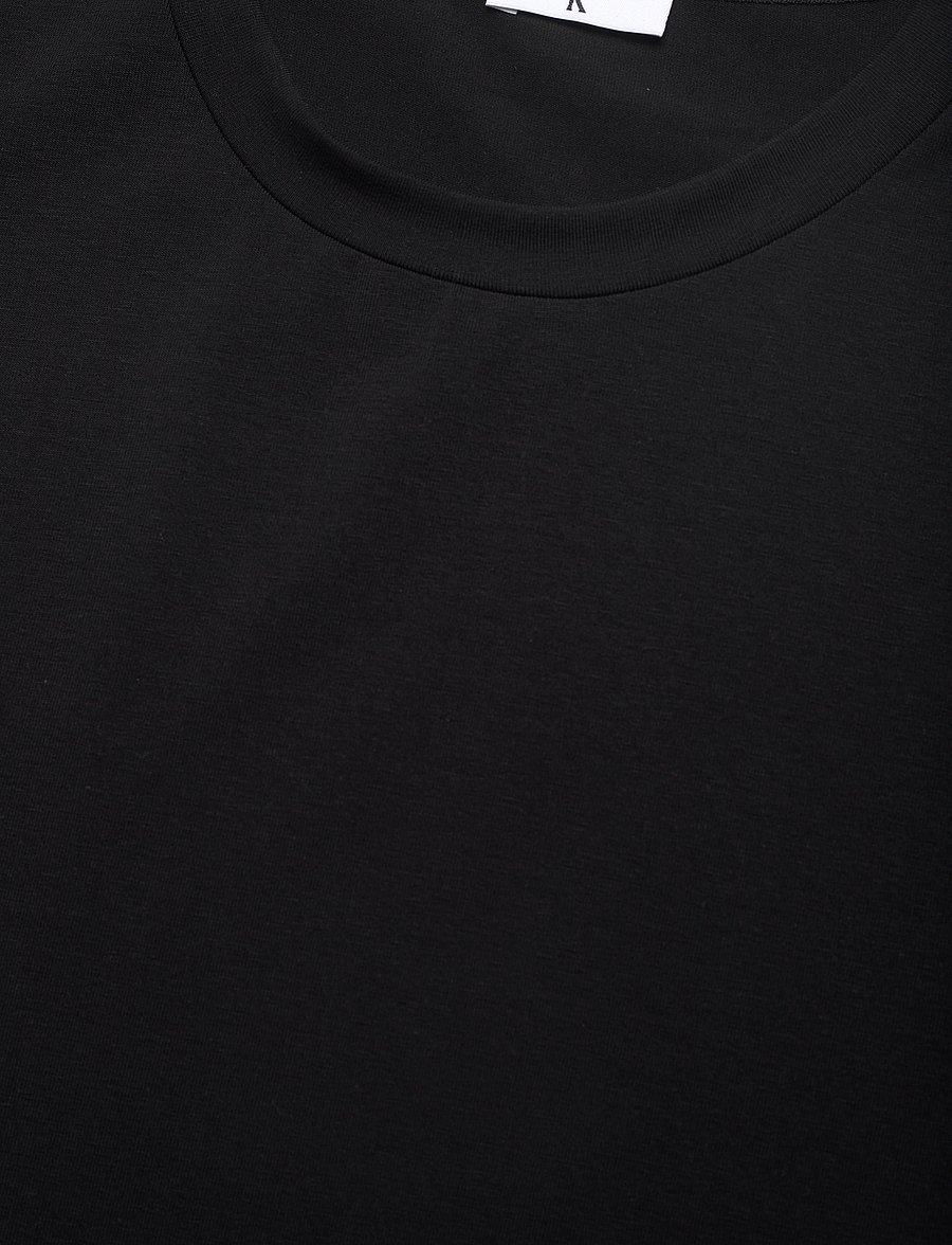 Filippa K - Stretch Cotton Tee - kortärmade t-shirts - black - 2