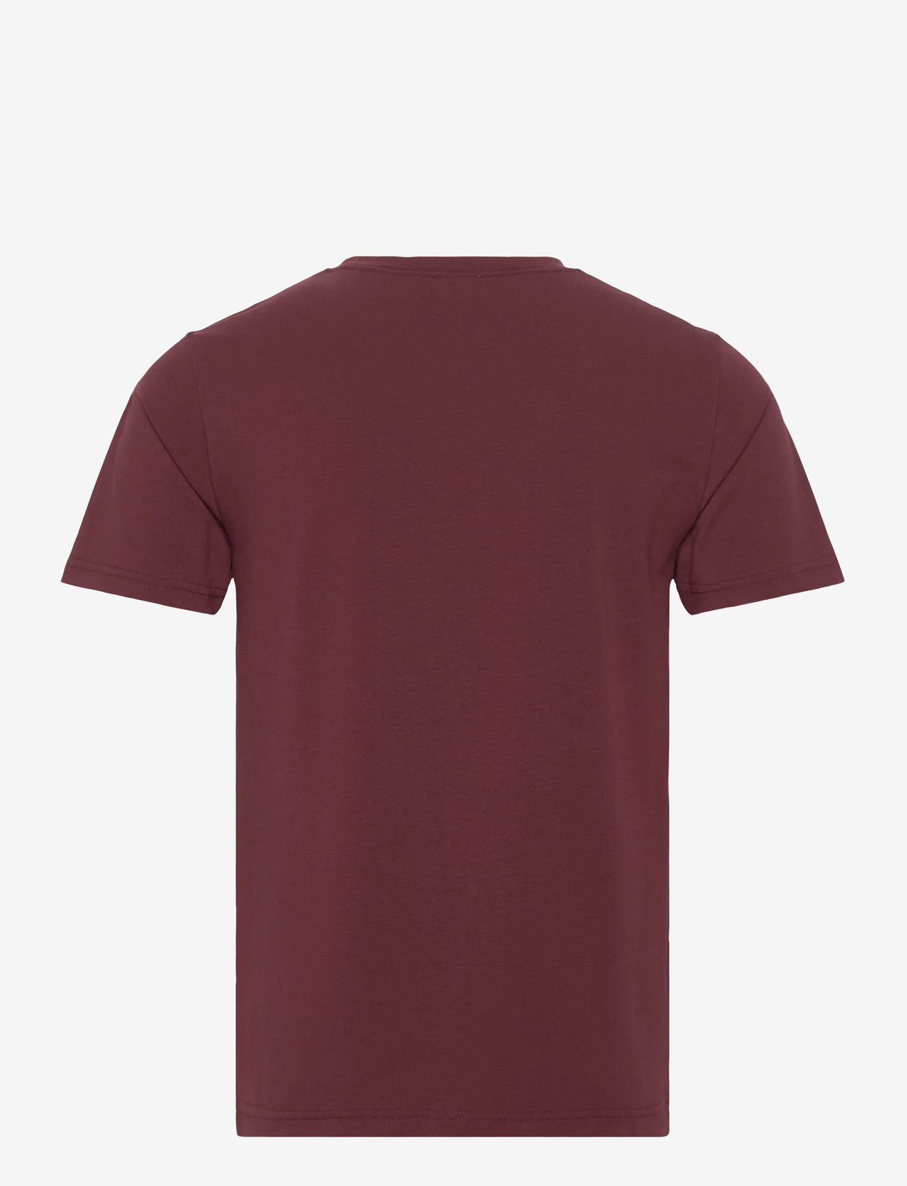 Filippa K - Stretch Cotton Tee - kortærmede t-shirts - burgundy - 1