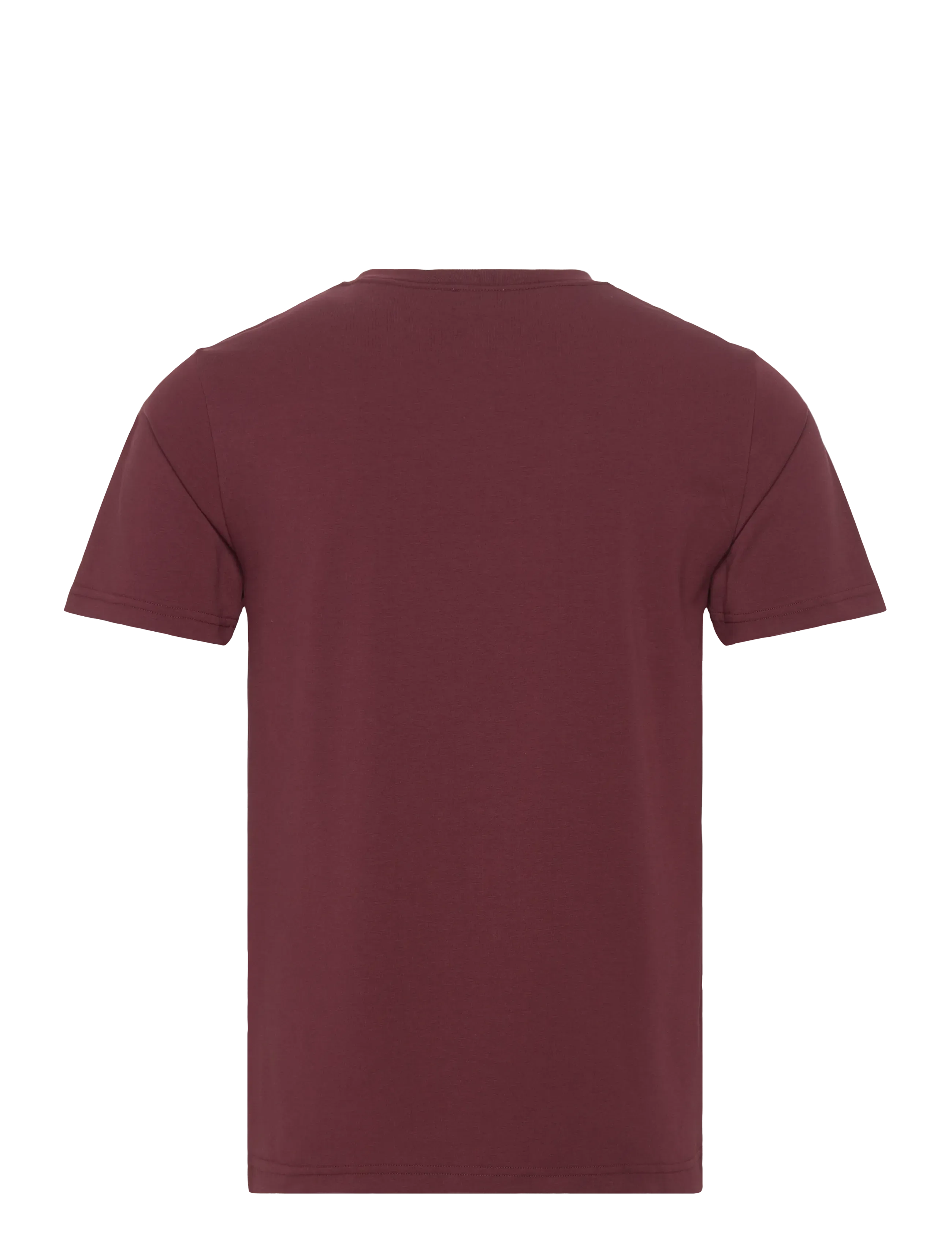 Filippa K - Stretch Cotton Tee - kortærmede t-shirts - burgundy - 1