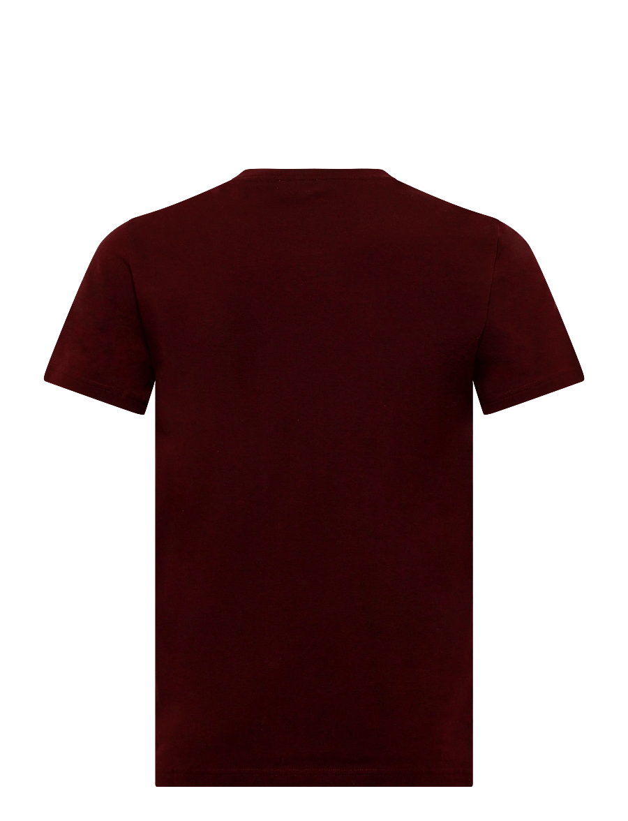 Filippa K - Stretch Cotton Tee - t-shirts - dark burgundy - 1