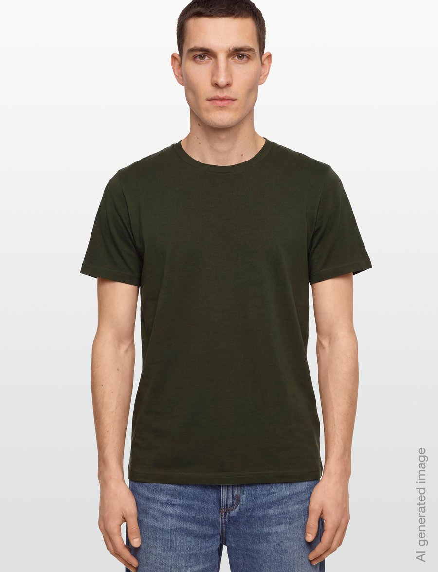 Filippa K - Stretch Cotton Tee - kurzärmelig - ebony brown - 3