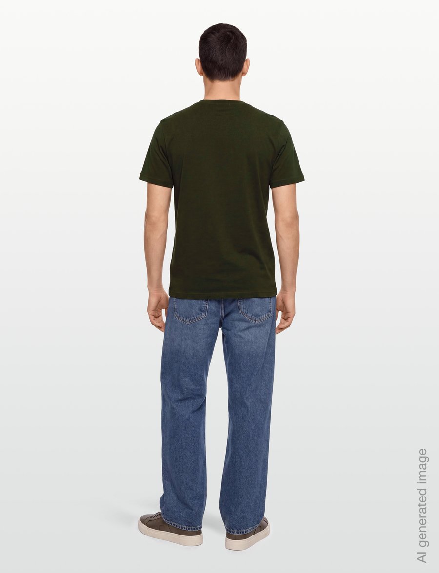 Filippa K - Stretch Cotton Tee - kurzärmelig - ebony brown - 4