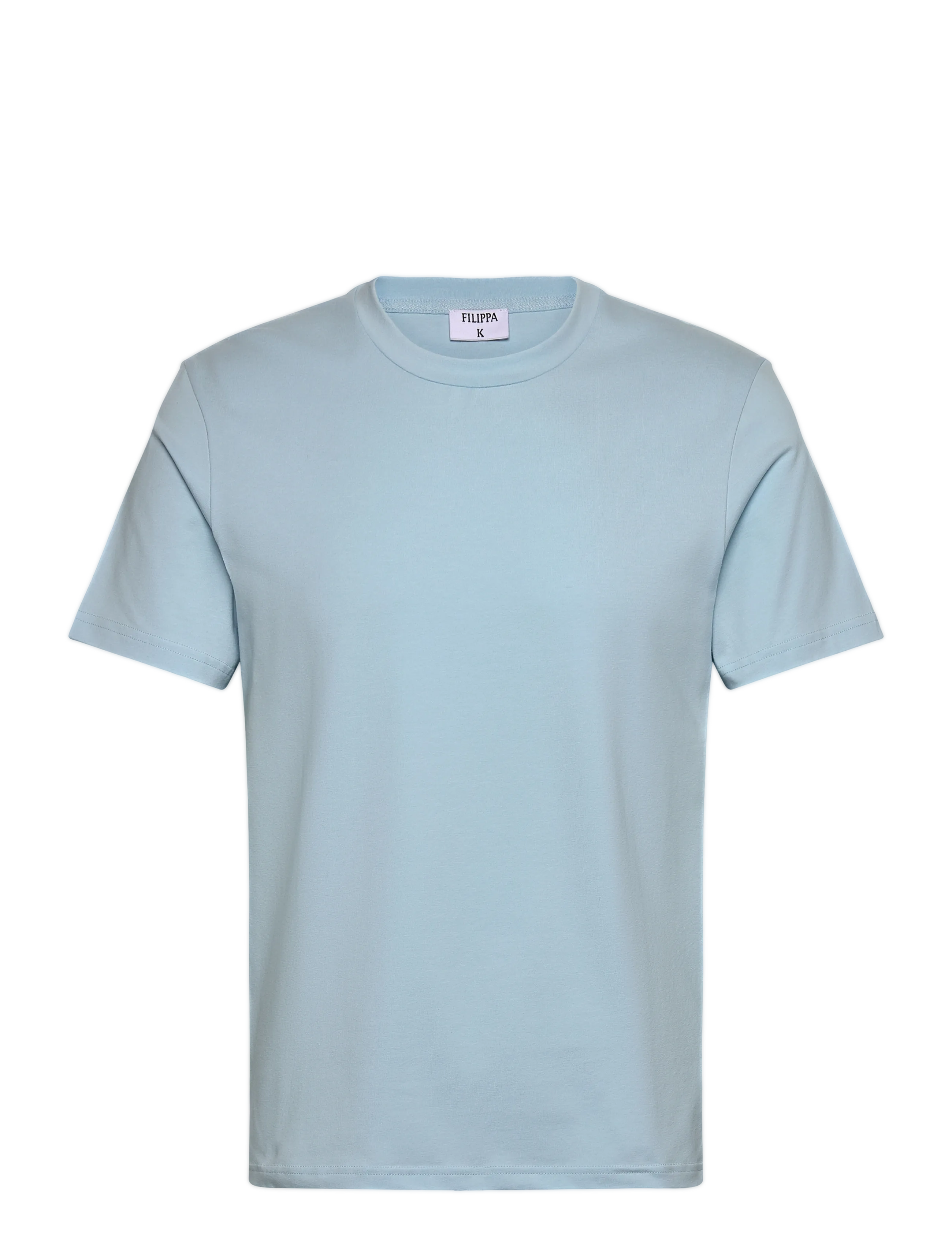 Filippa K - Stretch Cotton Tee - stutterma bolir - frost blue - 1