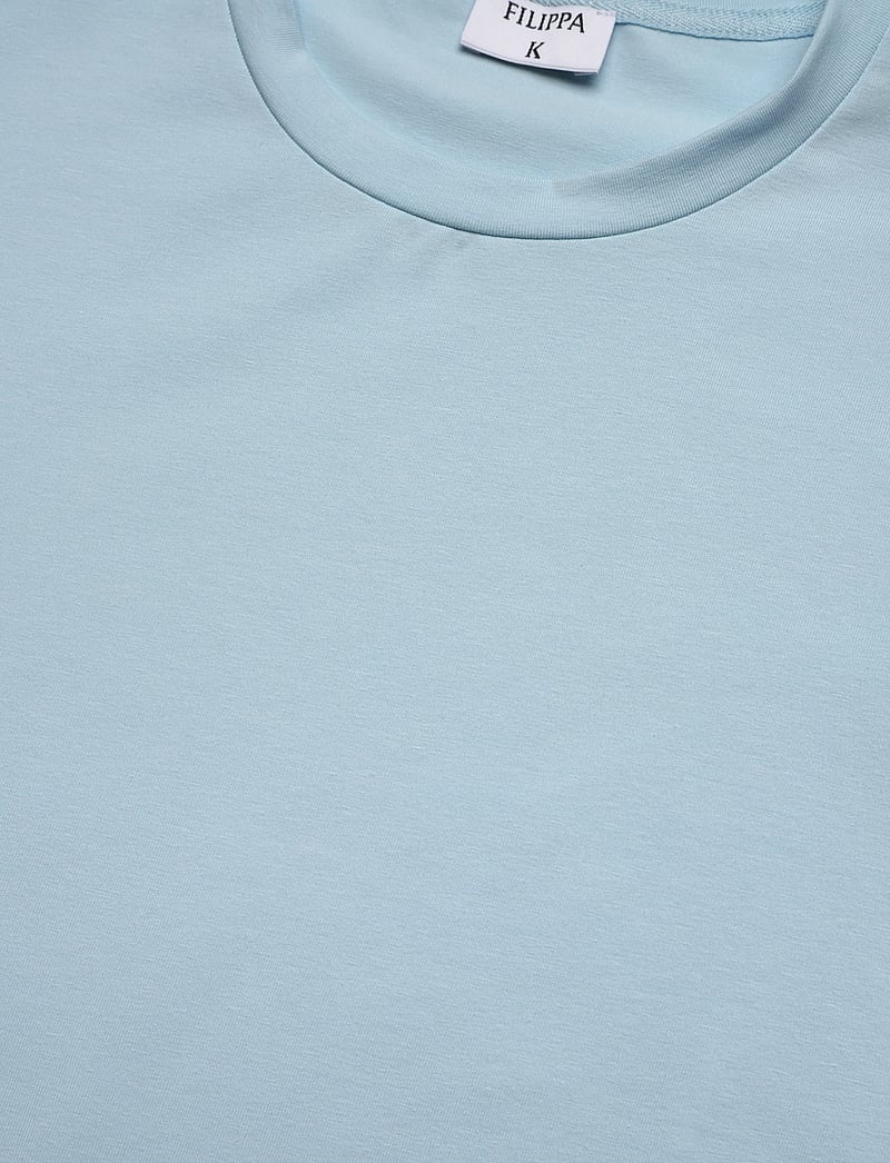 Filippa K - Stretch Cotton Tee - lühikeste varrukatega t-särgid - frost blue - 2