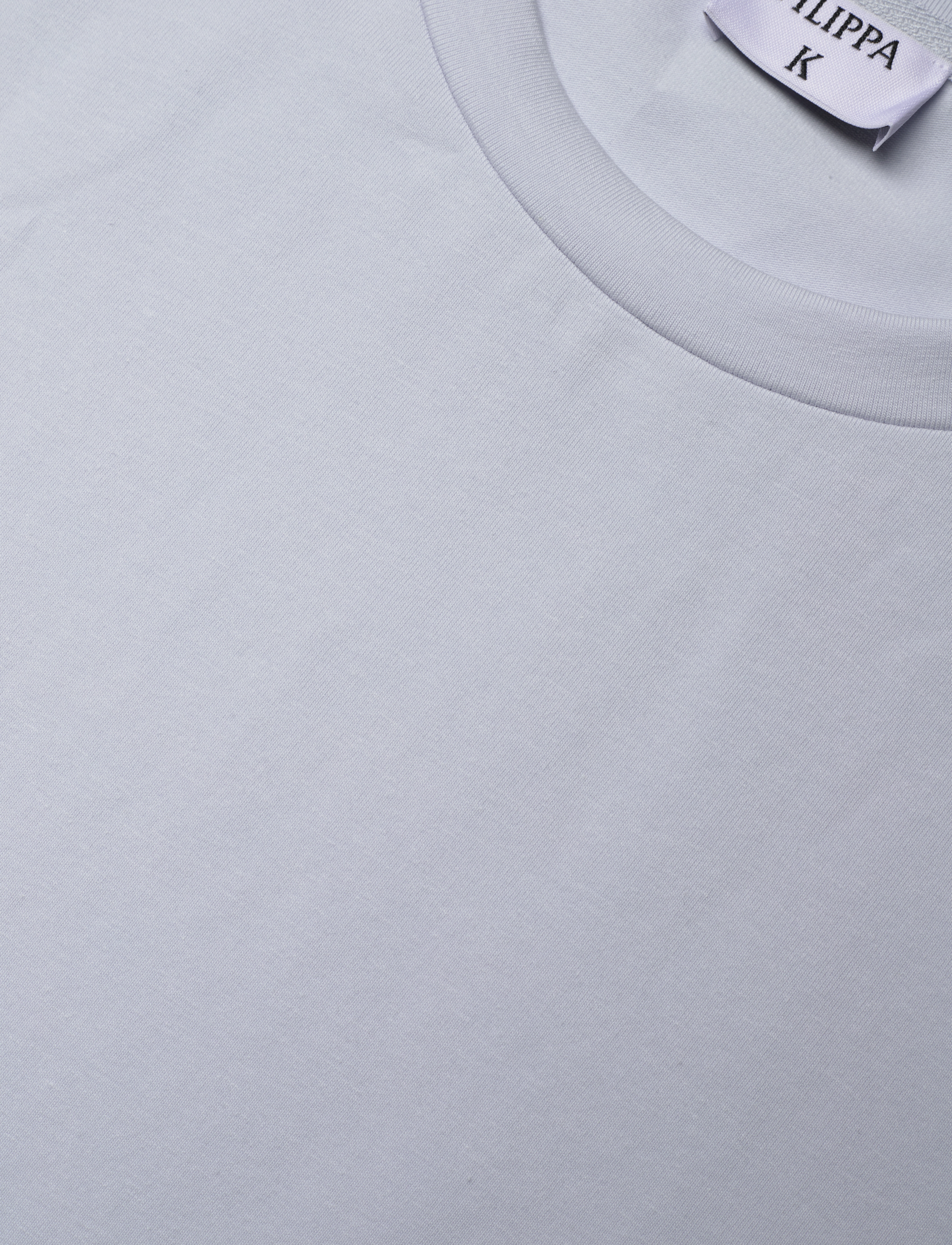 Filippa K - Stretch Cotton Tee - kurzärmelige - ice blue - 2