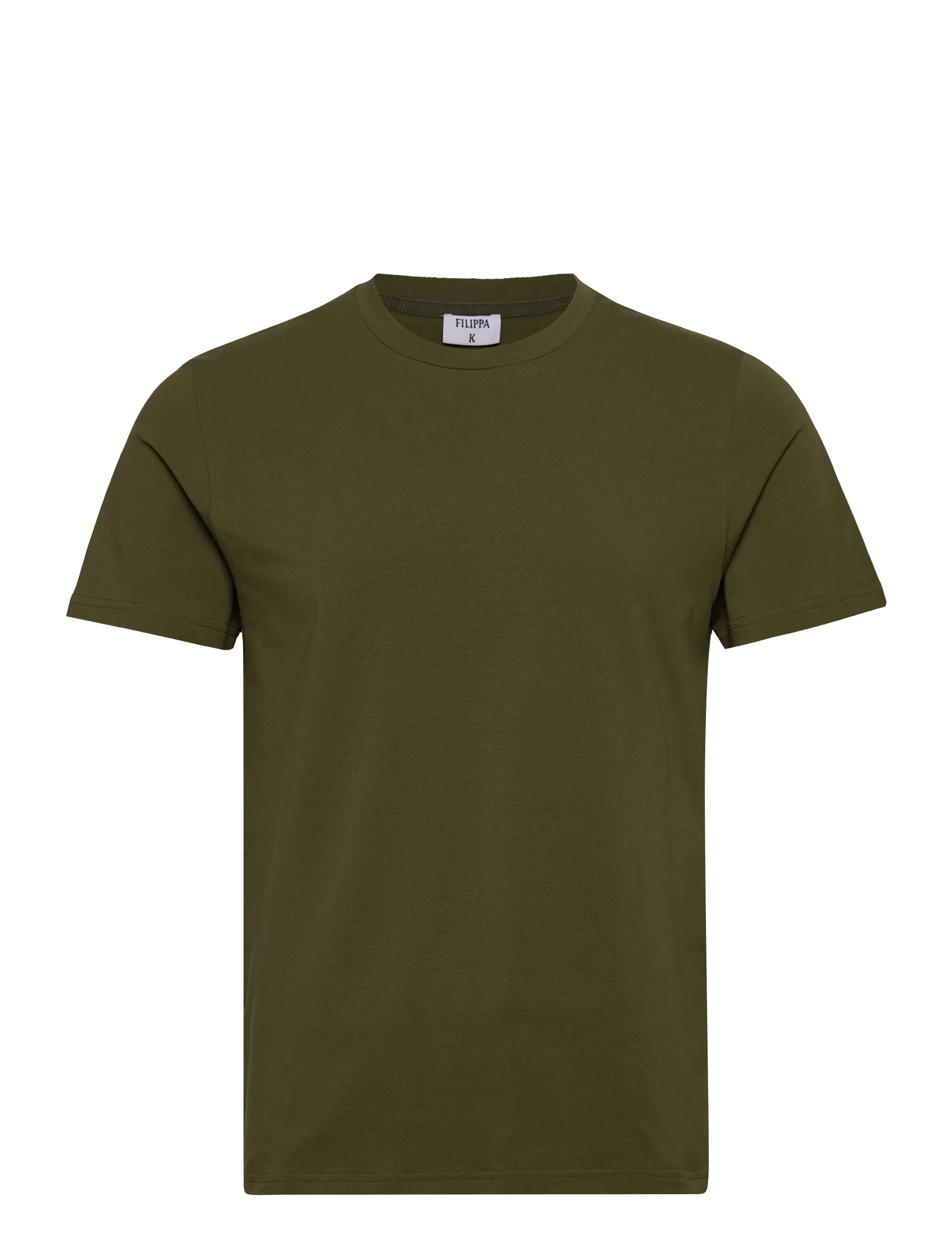 Filippa K Stretch Cotton Tee - T-Shirts - LAUREL GREEN / green