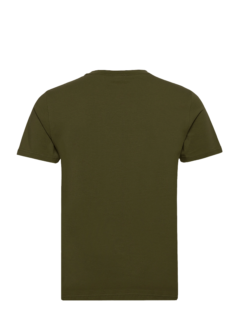 Filippa K - Stretch Cotton Tee - kortärmade t-shirts - laurel green - 1
