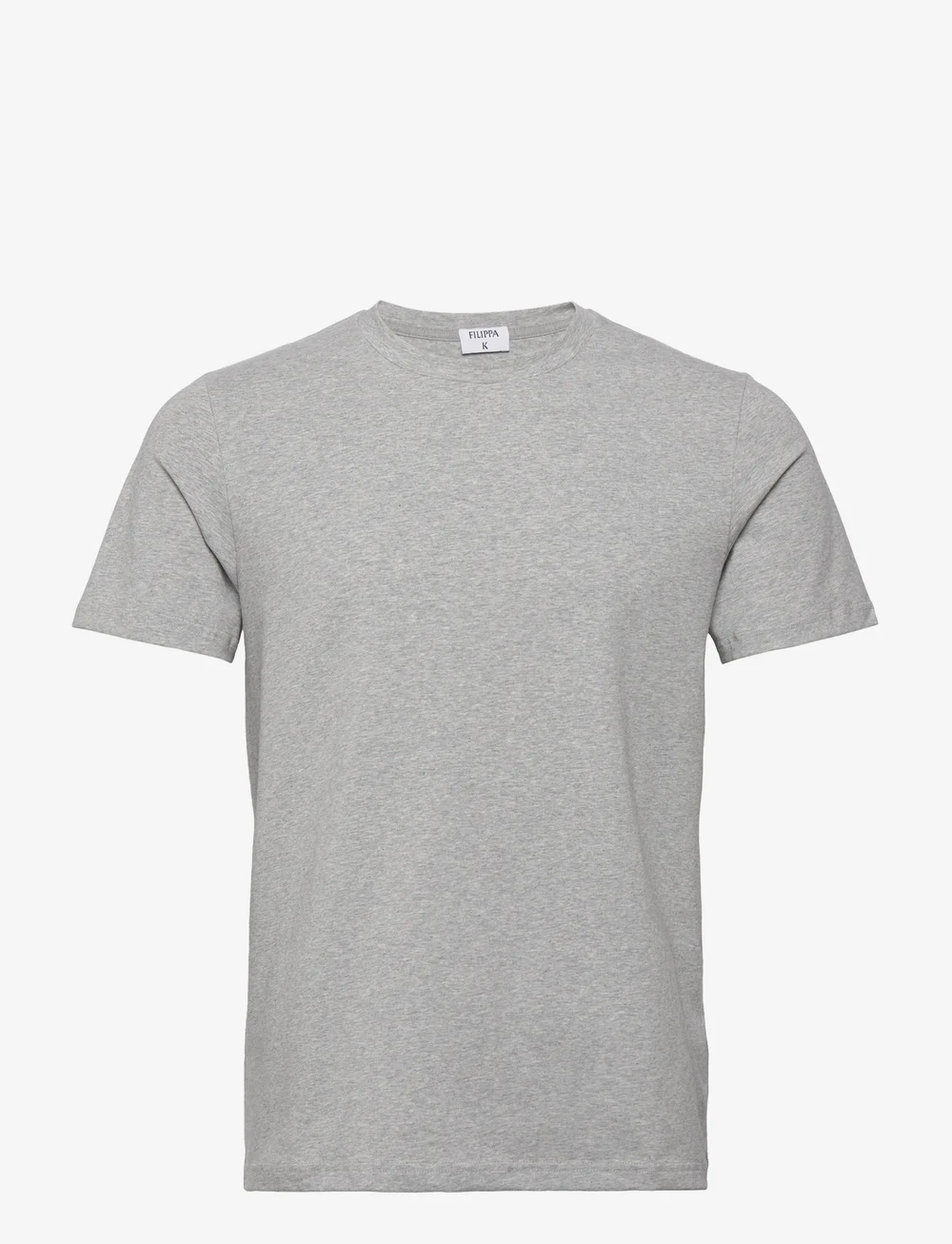Filippa K - Stretch Cotton Tee - t-shirts - light grey - 0