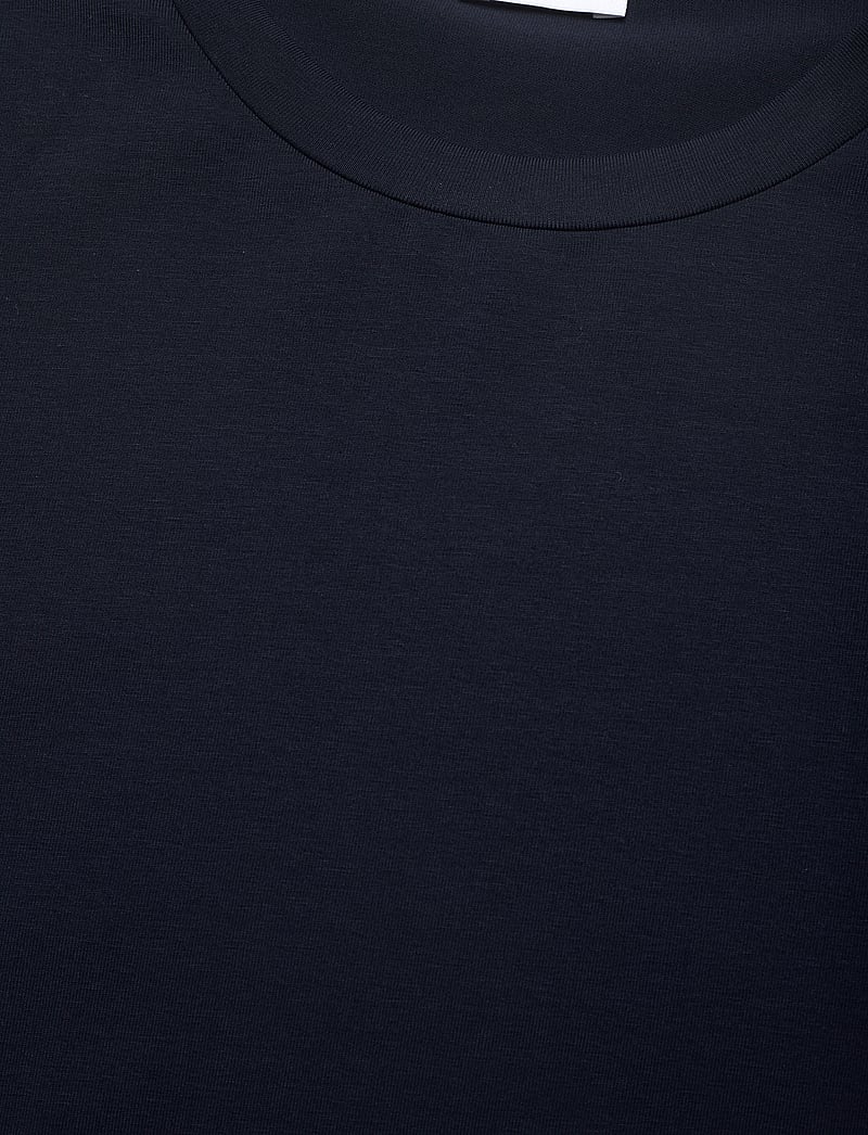 Filippa K - Stretch Cotton Tee - lyhythihaiset - navy - 2